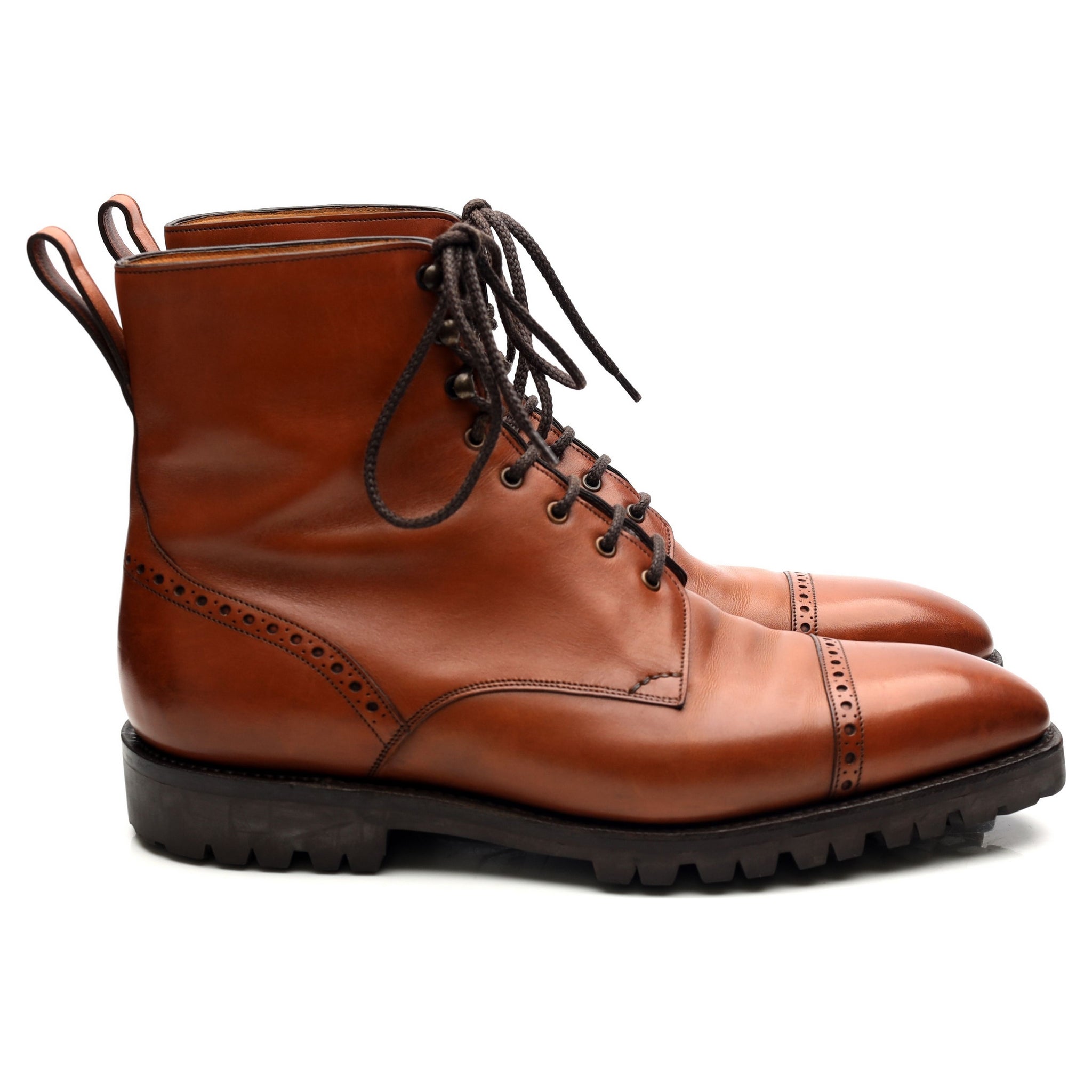 Gaziano & Girling Urban Commando boots cuir marron UK 6