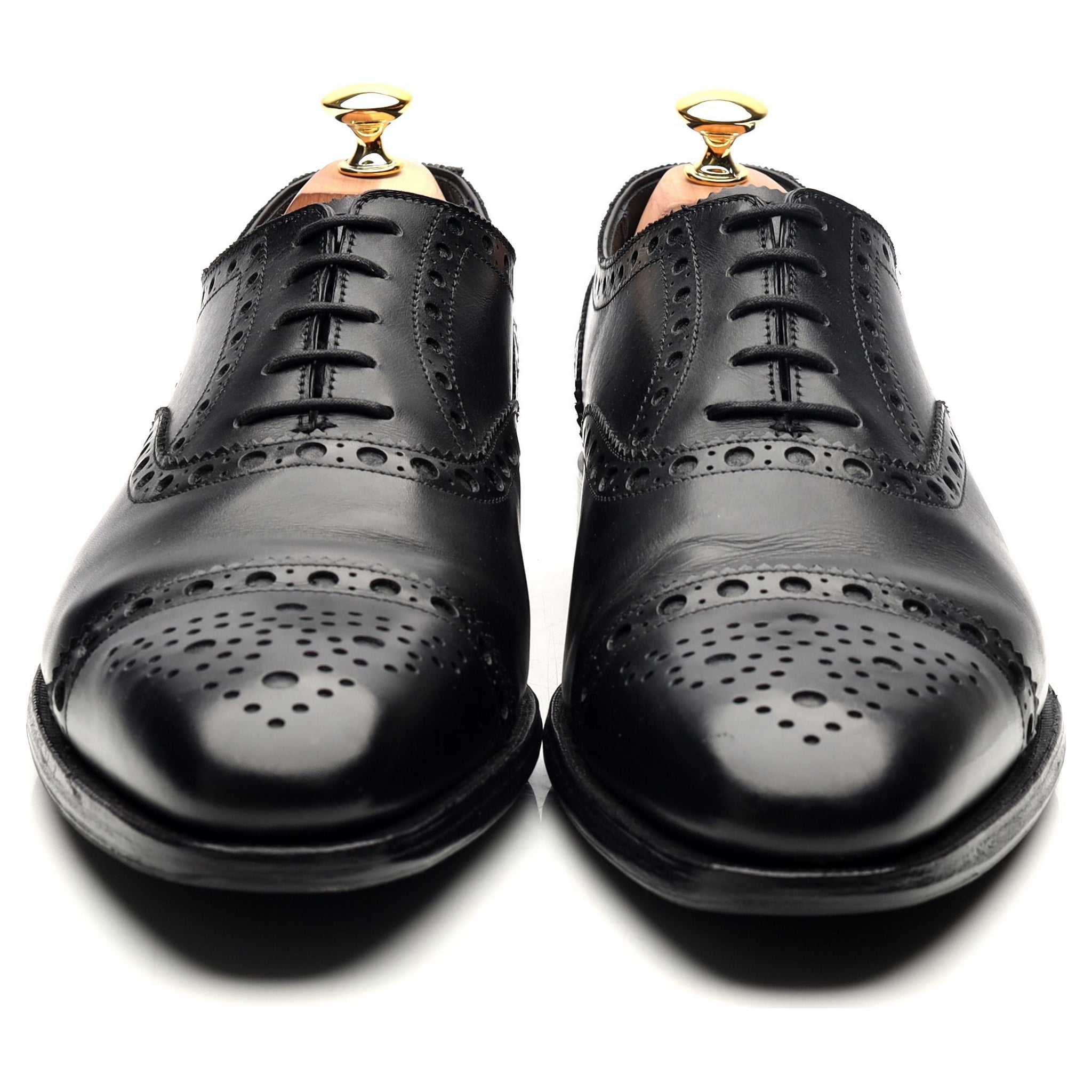 Crockett & Jones Richard James richelieu noir UK 10 cuir