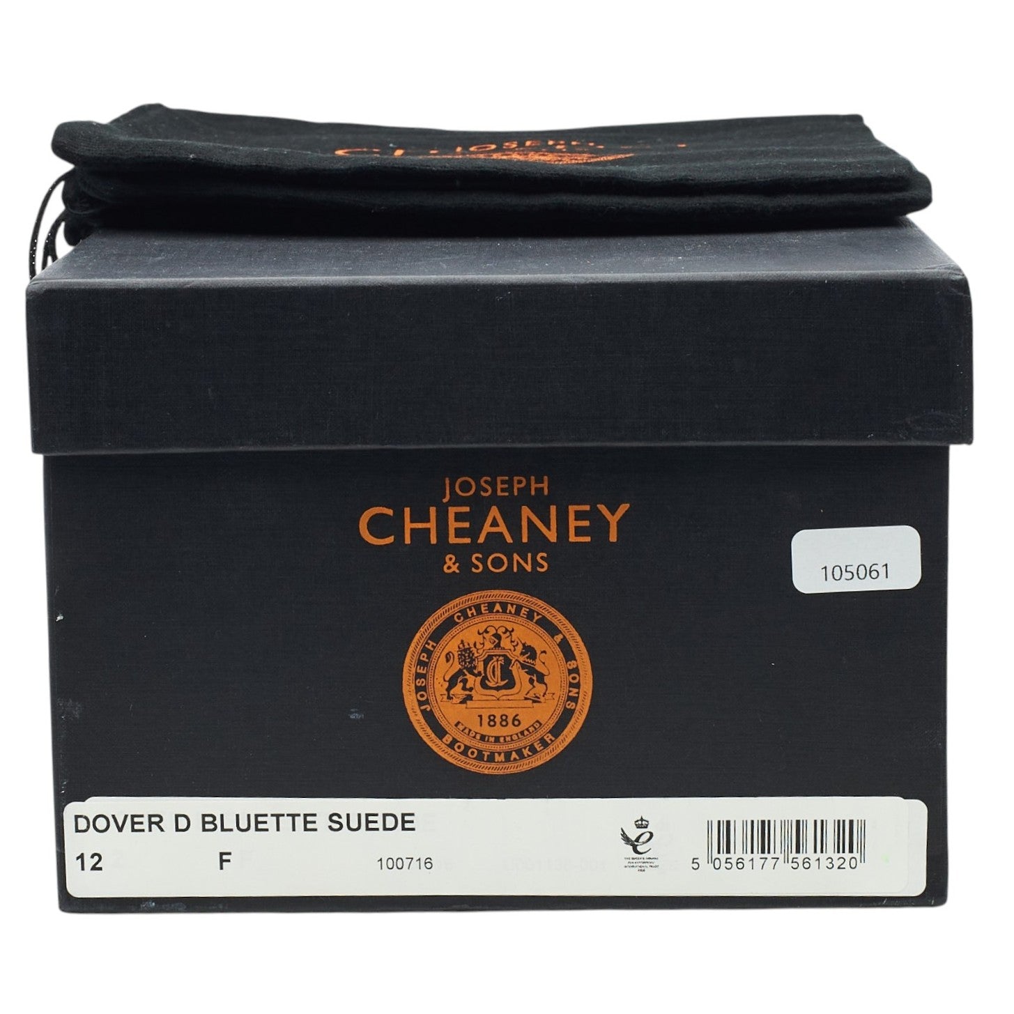 Cheaney Dover D mocassins suède bleu pointure UK 12