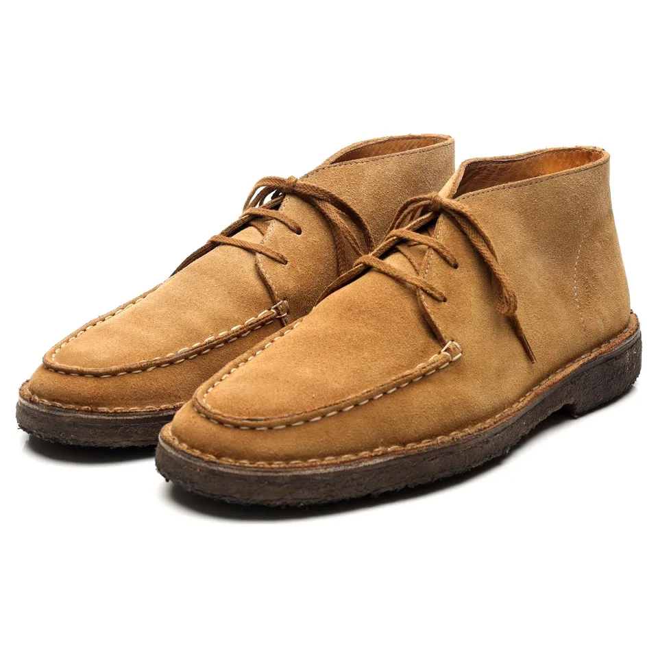 Drake’s Crosby boots chukka daim marron UK 9,5
