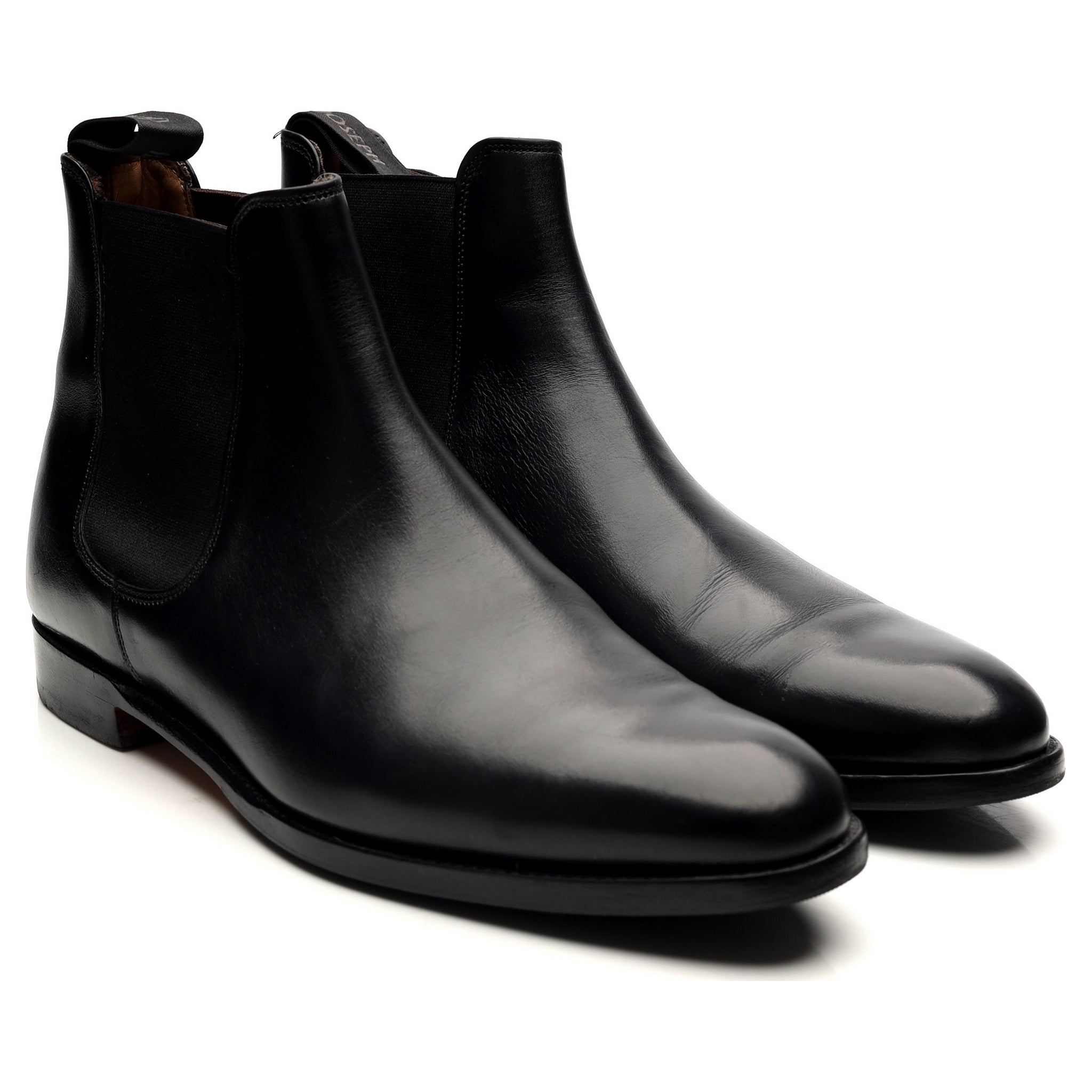 Cheaney Threadneedle bottines chelsea cuir noir UK 8