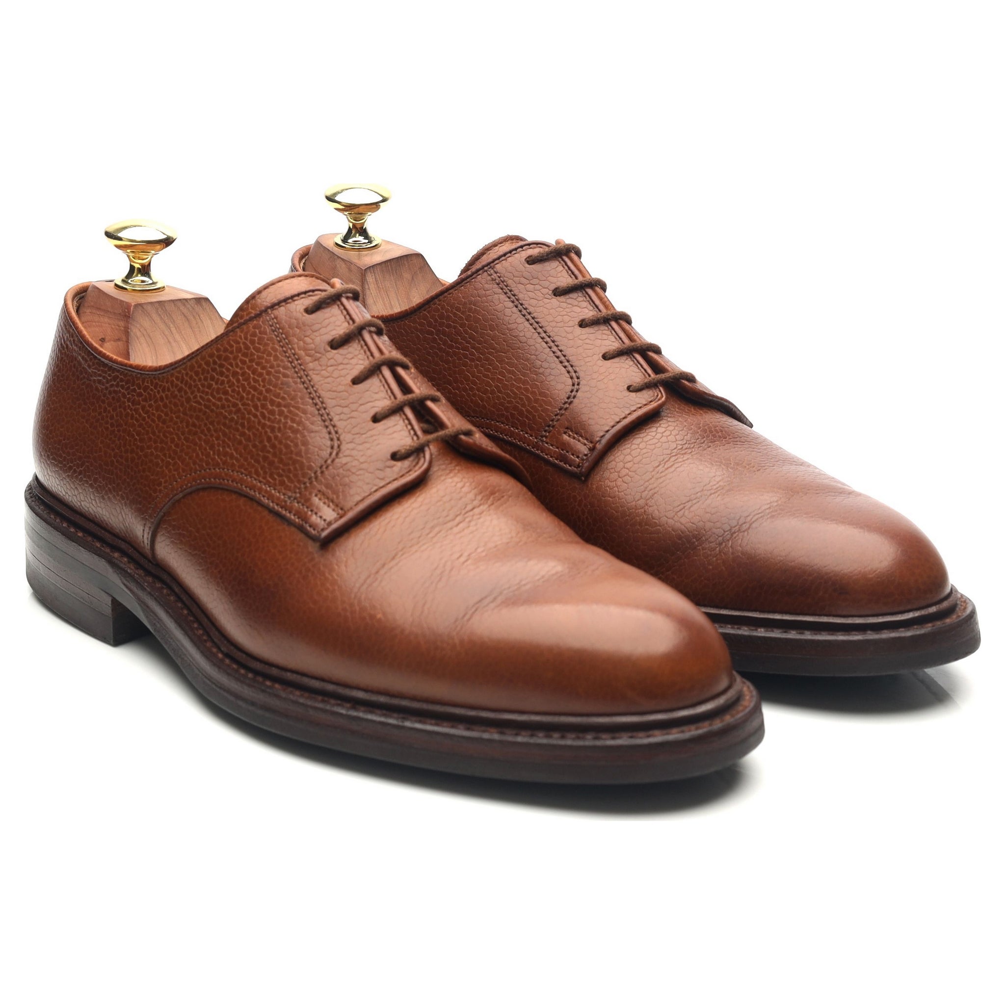 Crockett & Jones Grasmere derby cuir marron UK 7