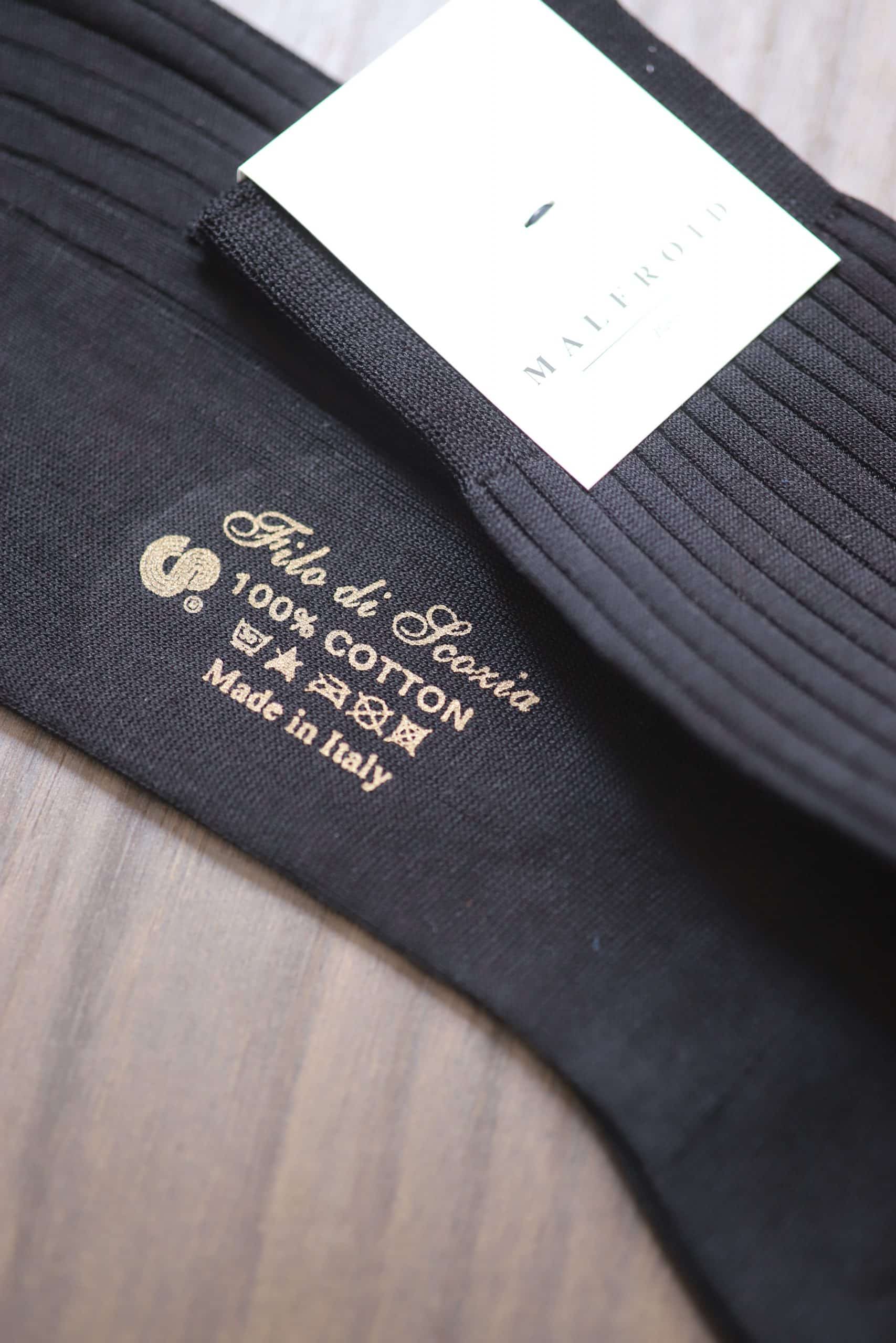 Malfroid chaussettes fil d’Écosse coton fines