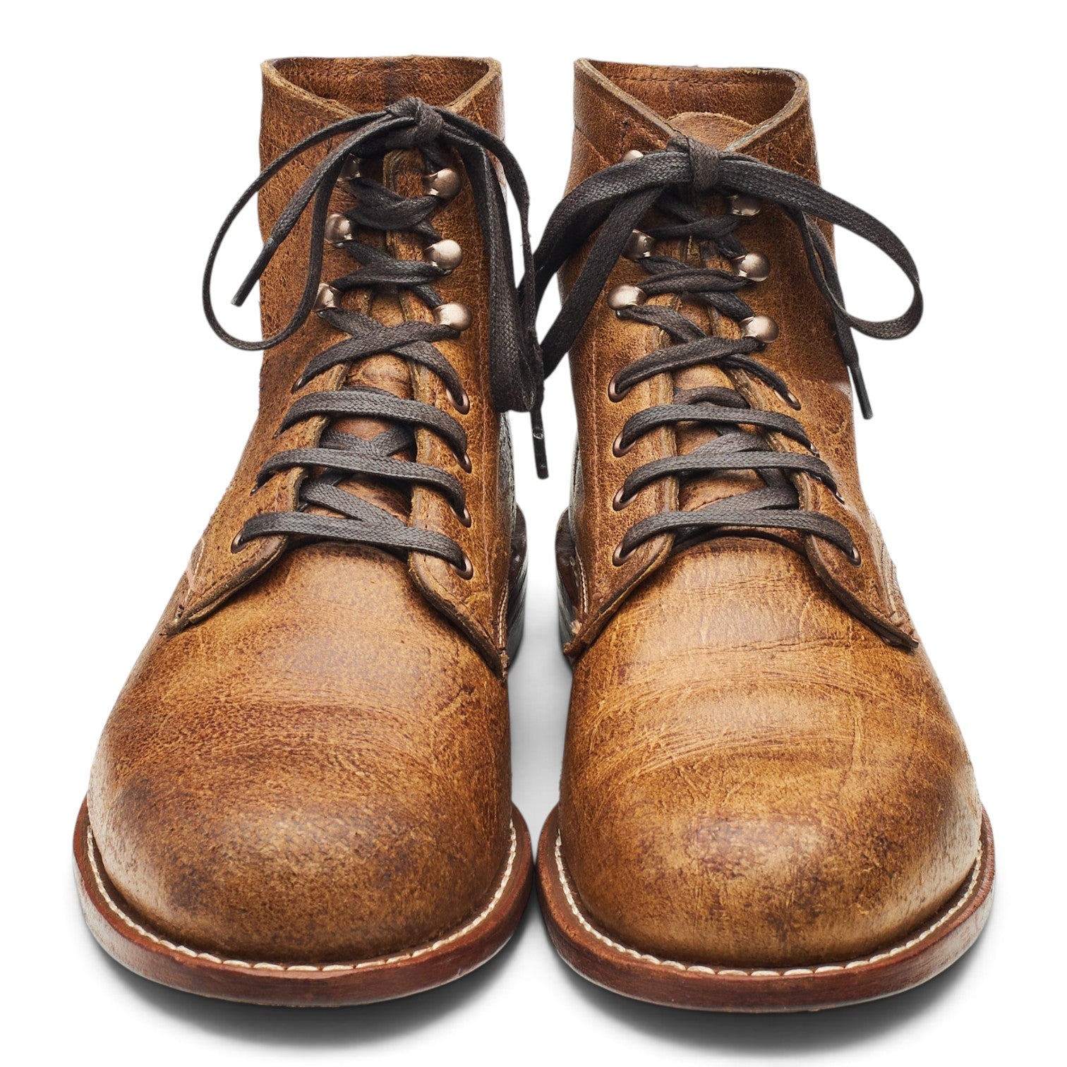 Wolverine 1000 Mile Boots cuir marron pointure UK 10
