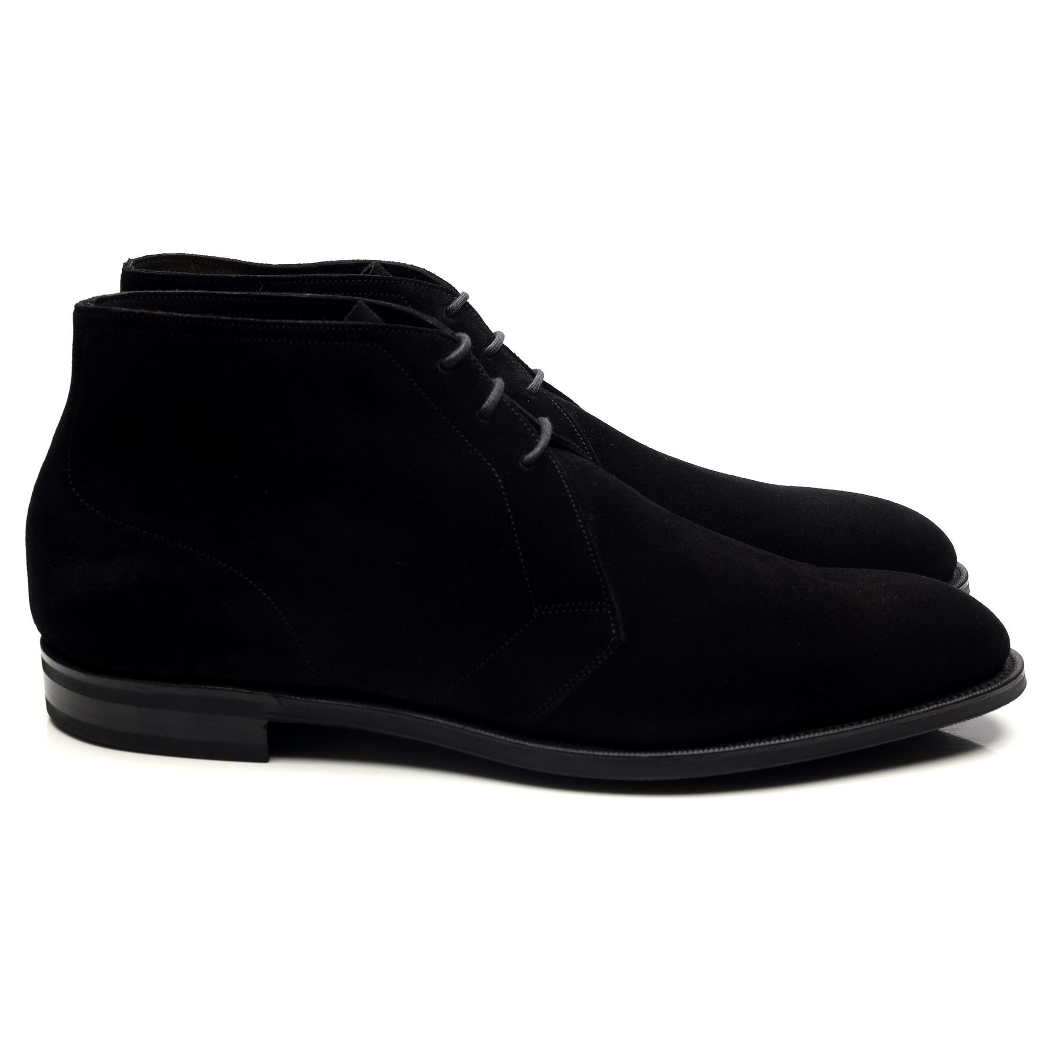 Edward Green Shanklin boots daim noir UK 9