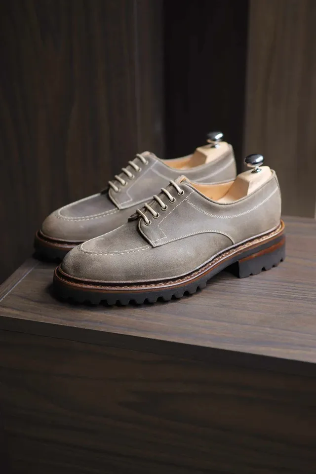 Malfroid Defender derby cuir gras semelle commando