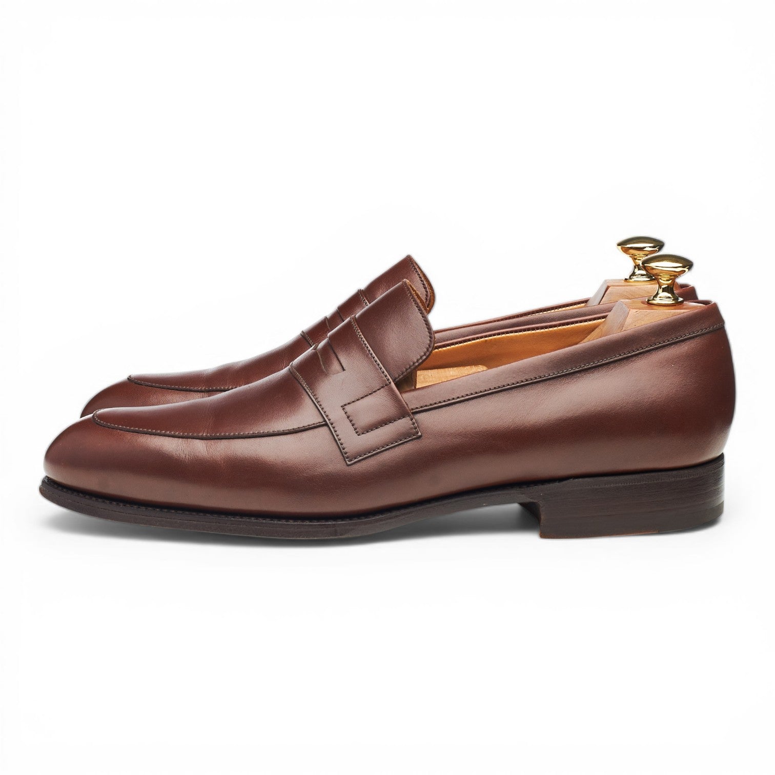 J.M. Weston 489 mocassins cuir marron UK 9,5