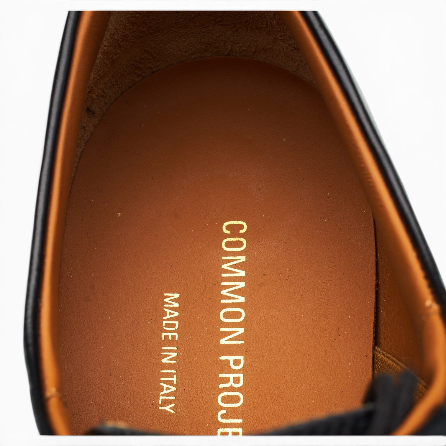 Common Projects derby cuir noir semelle crantée 6 UK