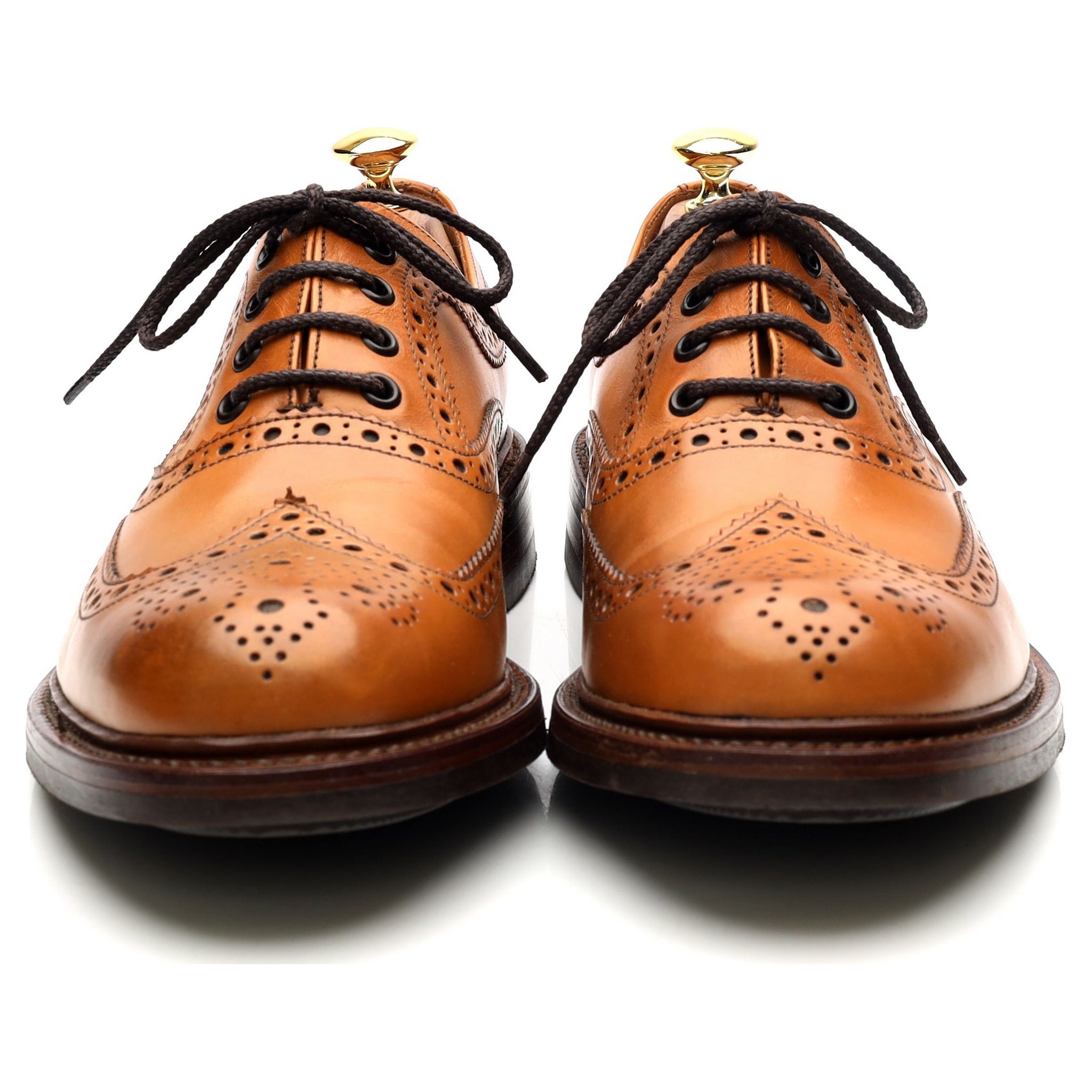 Loake 1880 Edward richelieu cuir marron UK 8.5