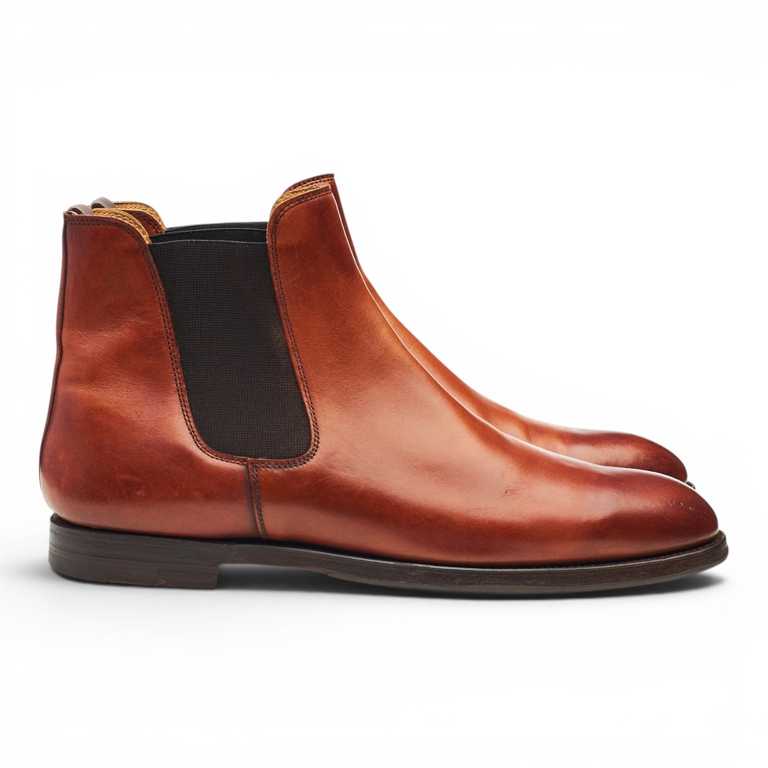 Crockett & Jones Gresham boots chelsea marron UK 8 cuir