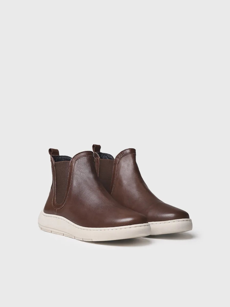 Toni Pons Padua bottines cuir marron élastiques