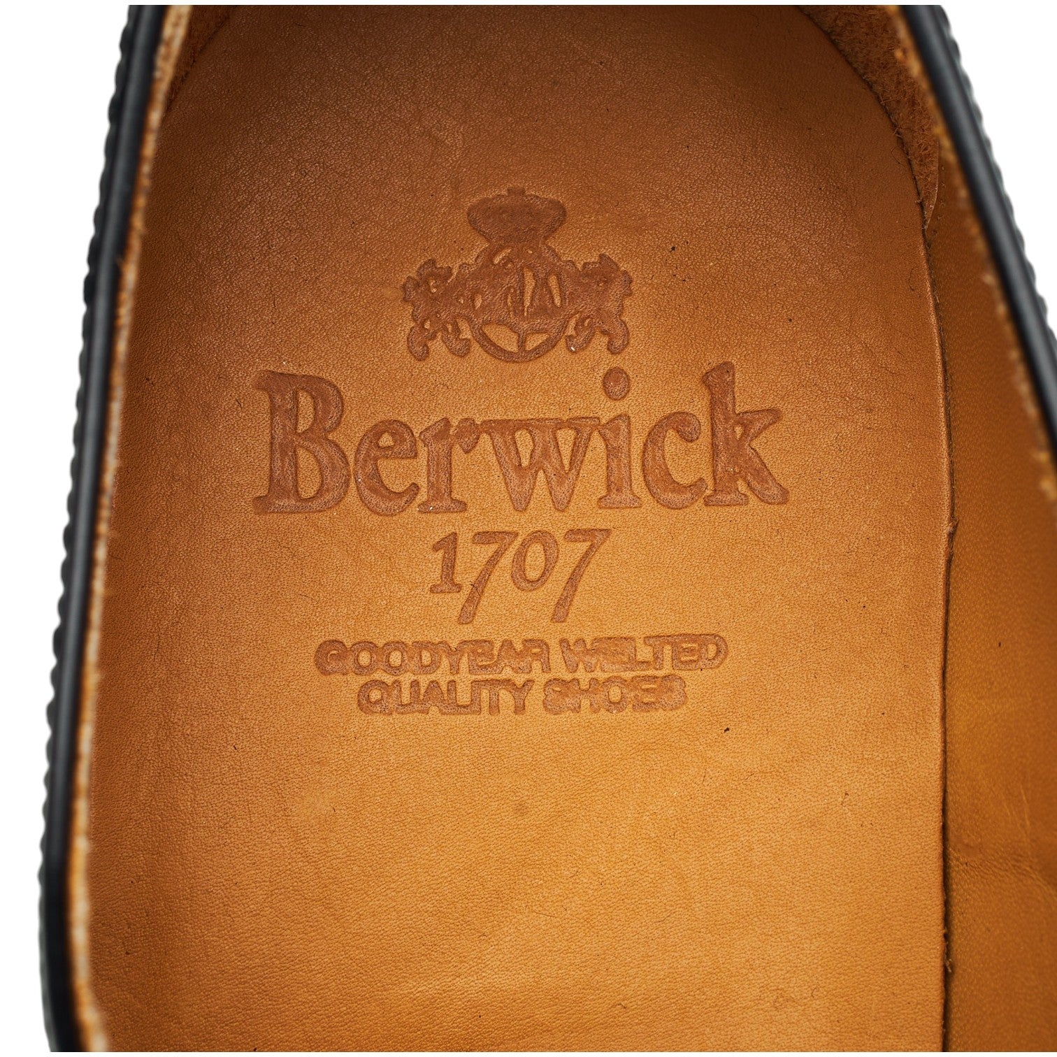 Berwick 4490 Richelieu homme cuir noir UK 7.5