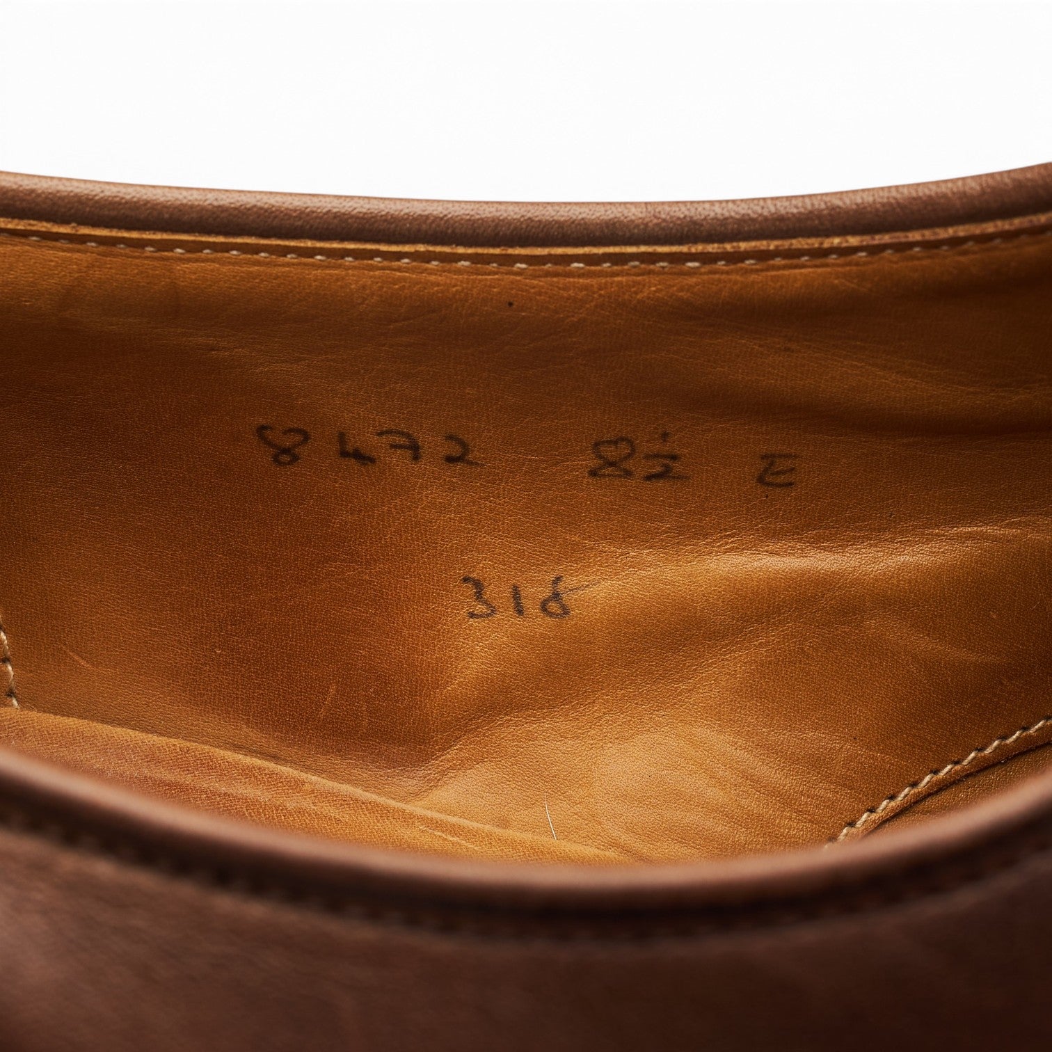 George Cleverley mocassin cuir marron UK 8,5