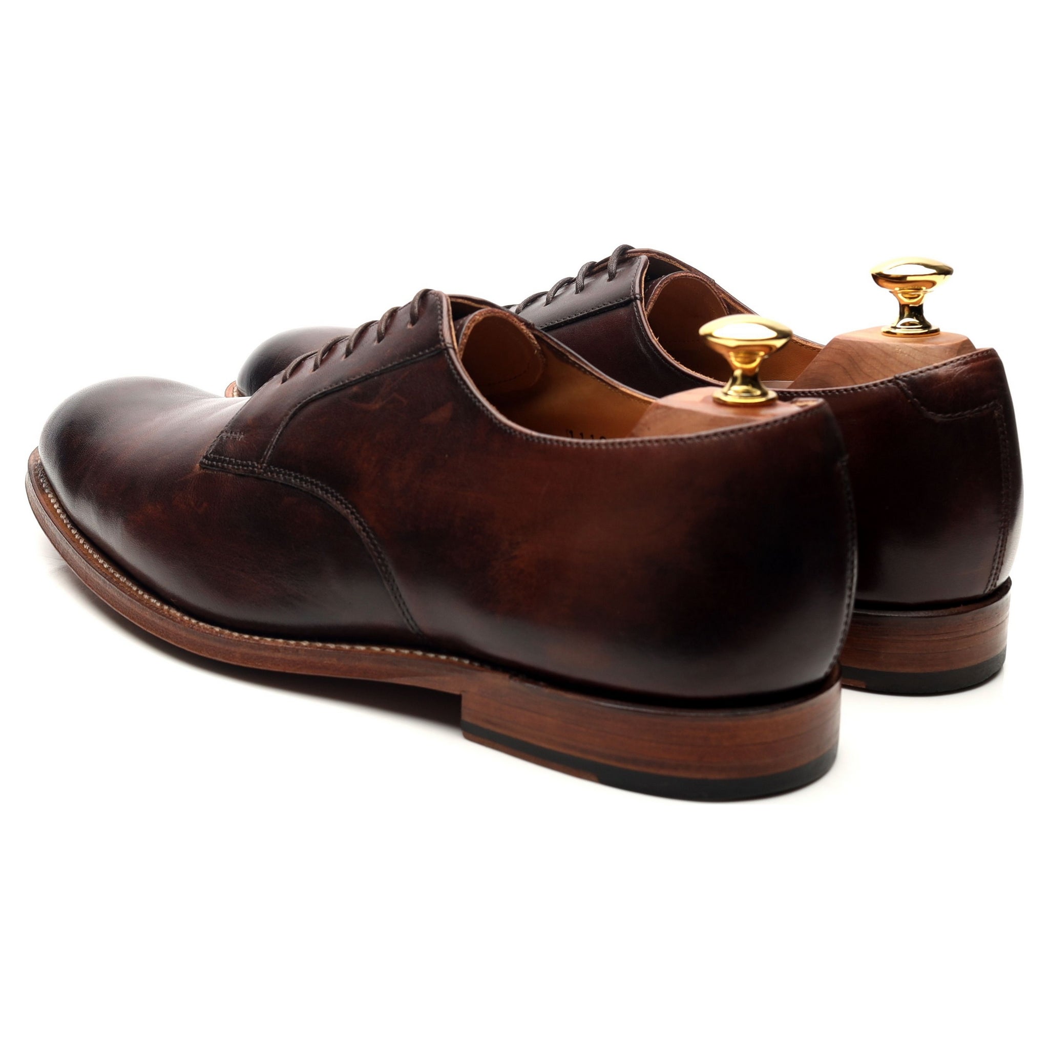 Grenson Liam derby cuir marron foncé UK 9