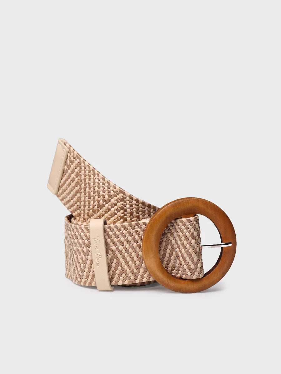 Toni Pons Nica ceinture élastique noire rayée