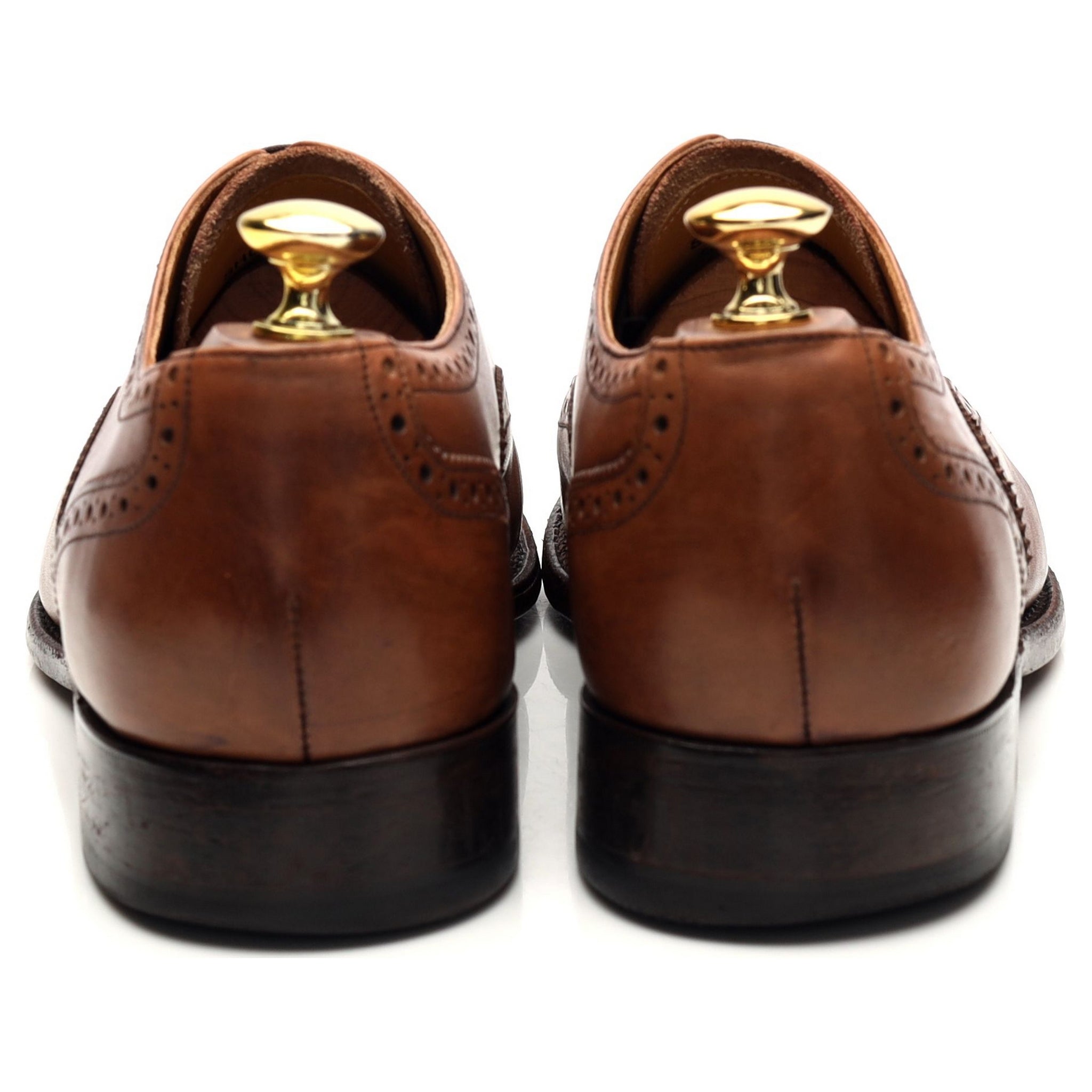 Charles Tyrwhitt oxford brogue cuir marron UK 8
