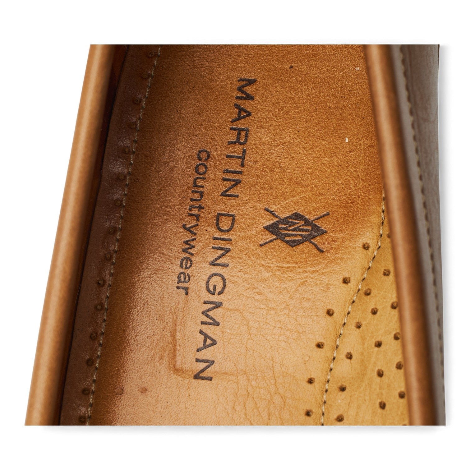 Martin Dingman mocassins à mors cuir marron UK 9.5