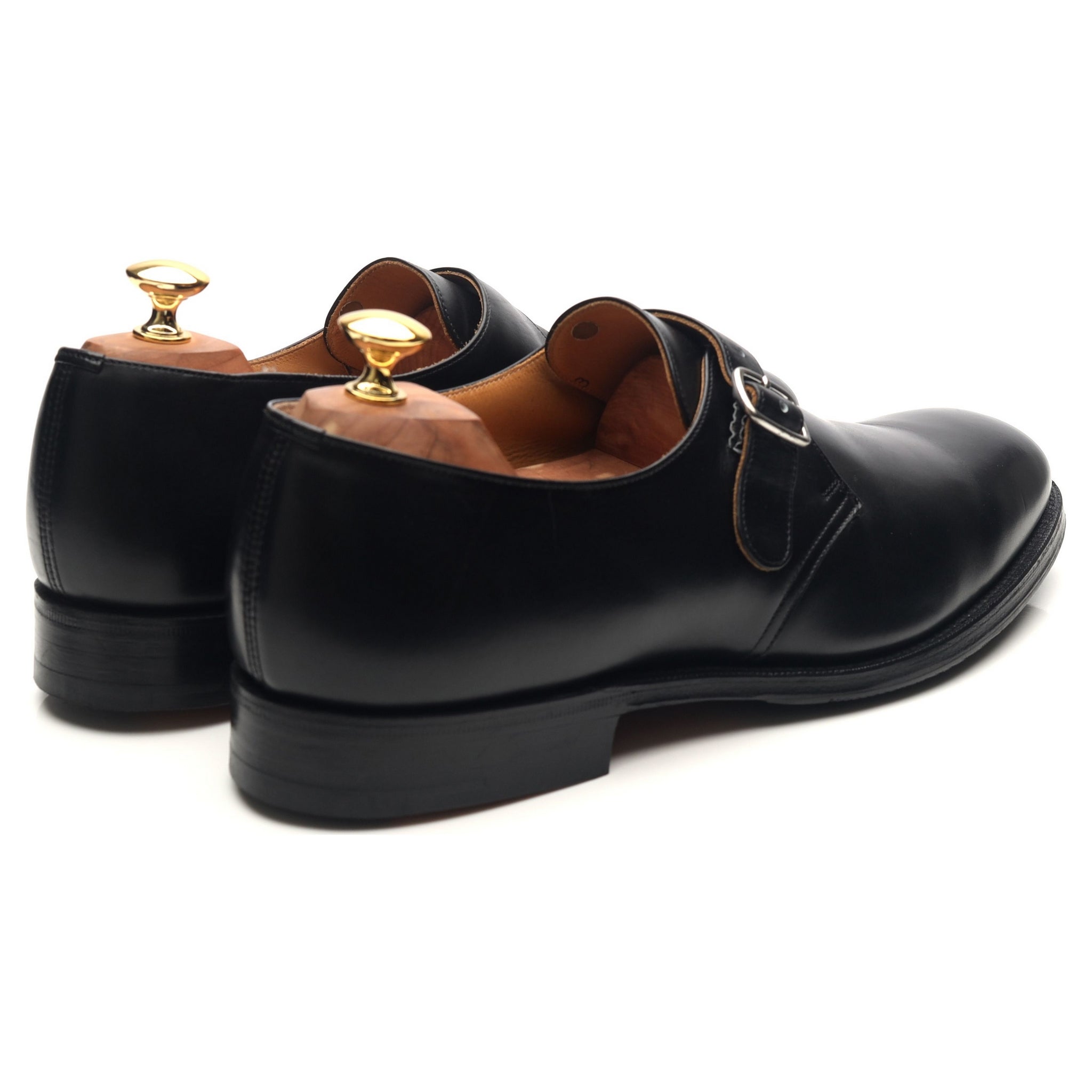 Church's Becket monk cuir noir UK 10