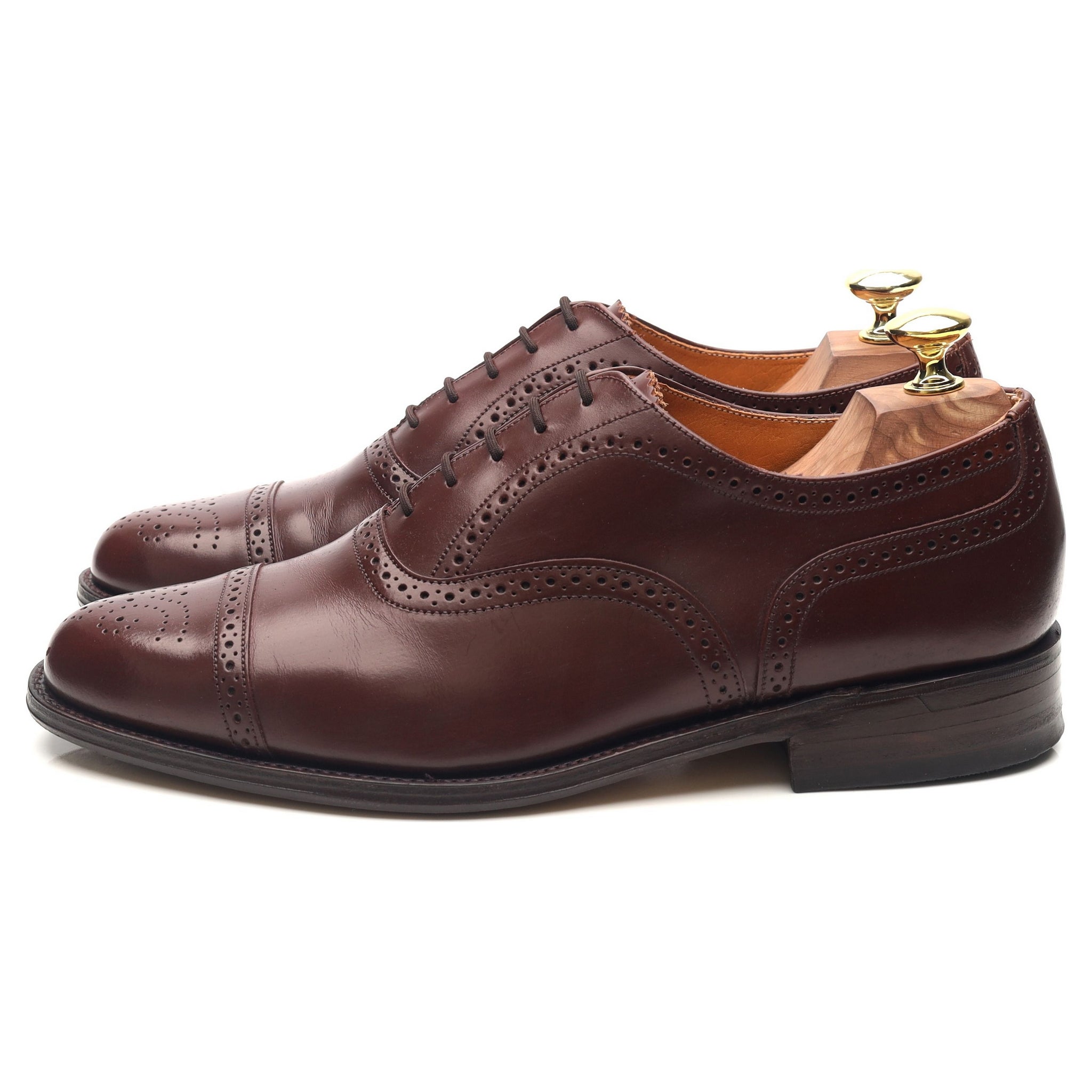 Loake chaussures oxford cuir bordeaux pointure UK 7