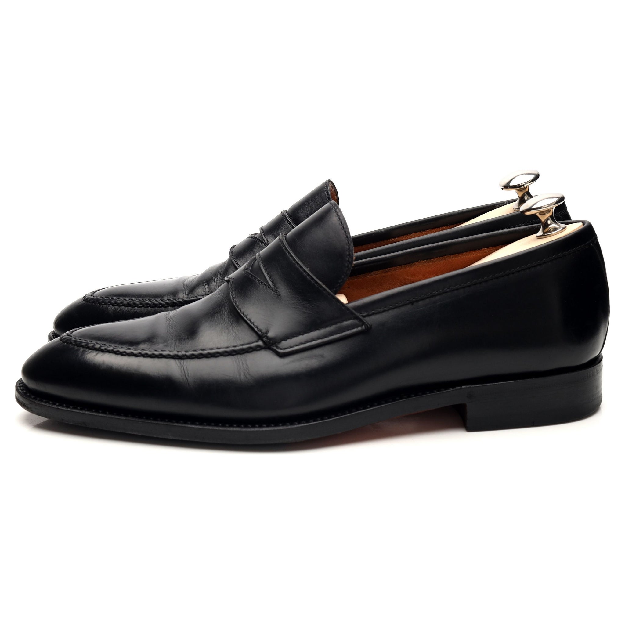 Bontoni Principe mocassins cuir noir UK 7,5