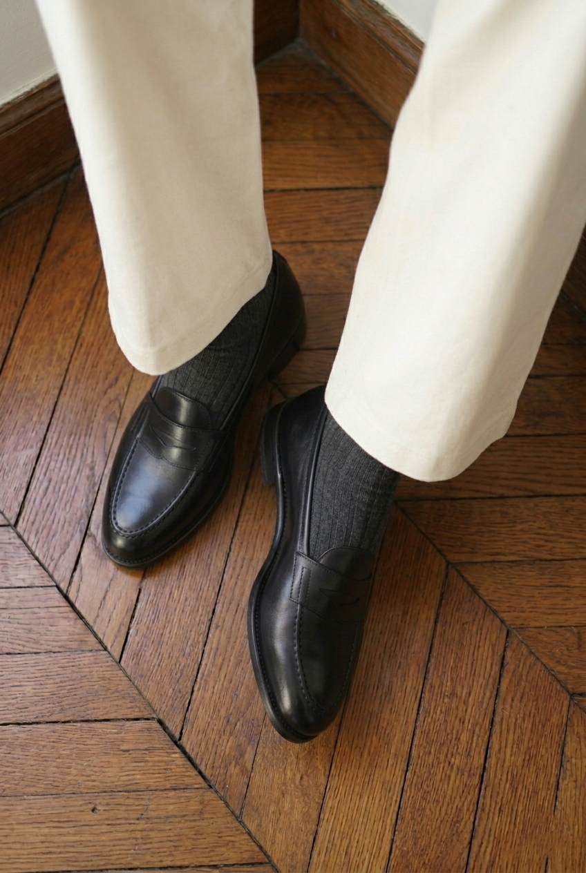 Malfroid Newport mocassin penny cuir