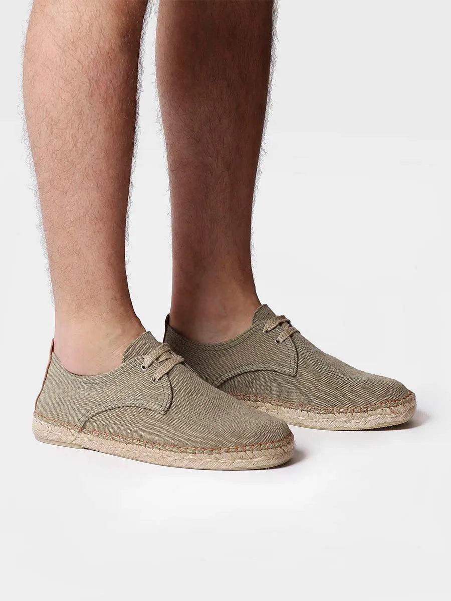 Toni Pons Dixon espadrille homme à lacets toile
