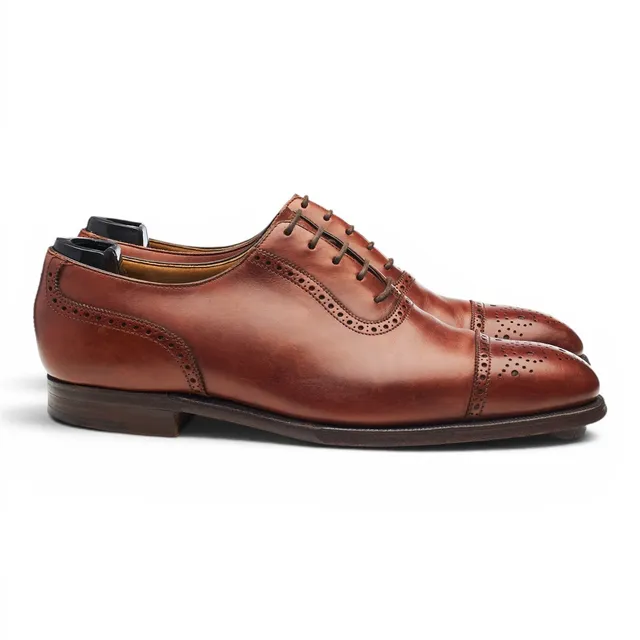George Cleverley richelieu brogues marron UK 6.5