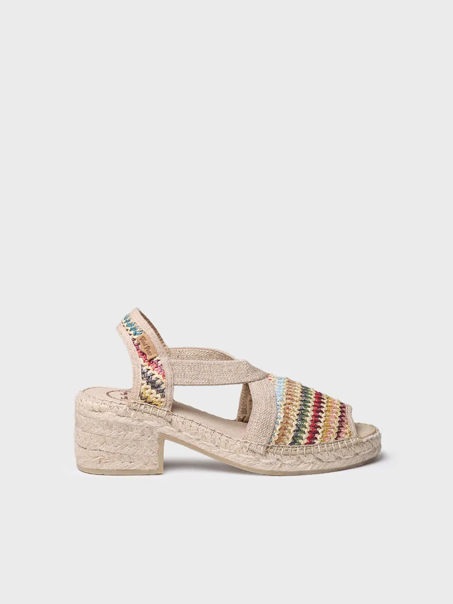 Toni Pons Delmi-Ma espadrilles raphia multicolore 5,5 cm