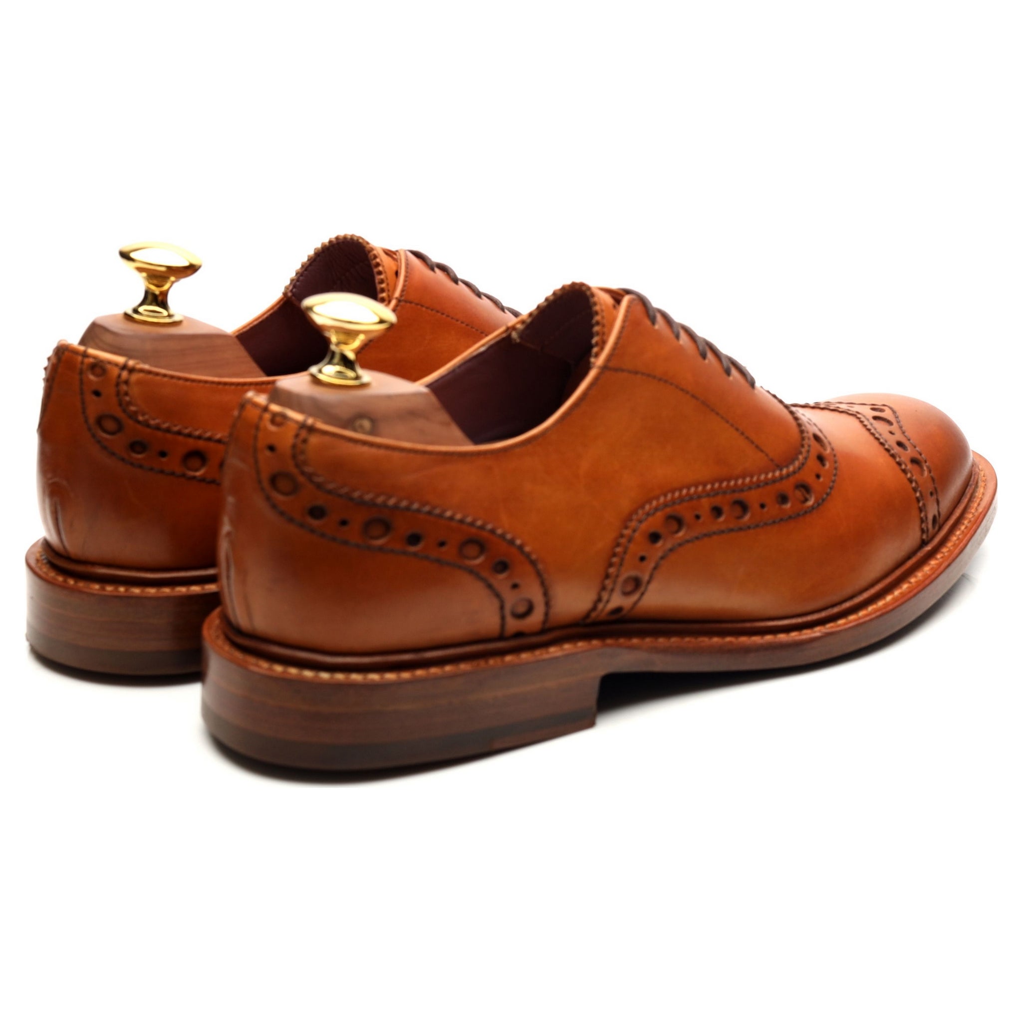 Barker richelieu brogue cuir marron pointure 39