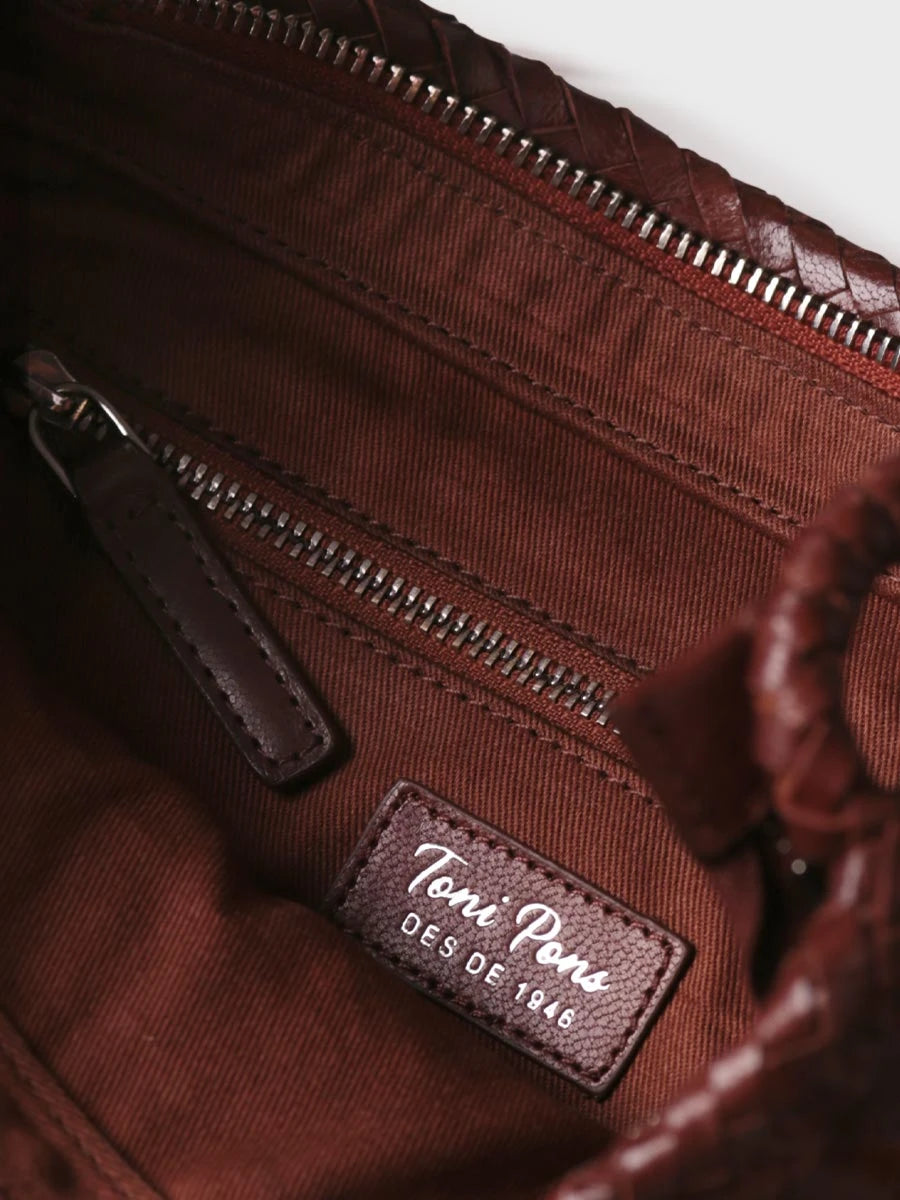 Toni Pons Selena sac bandoulière cuir tressé