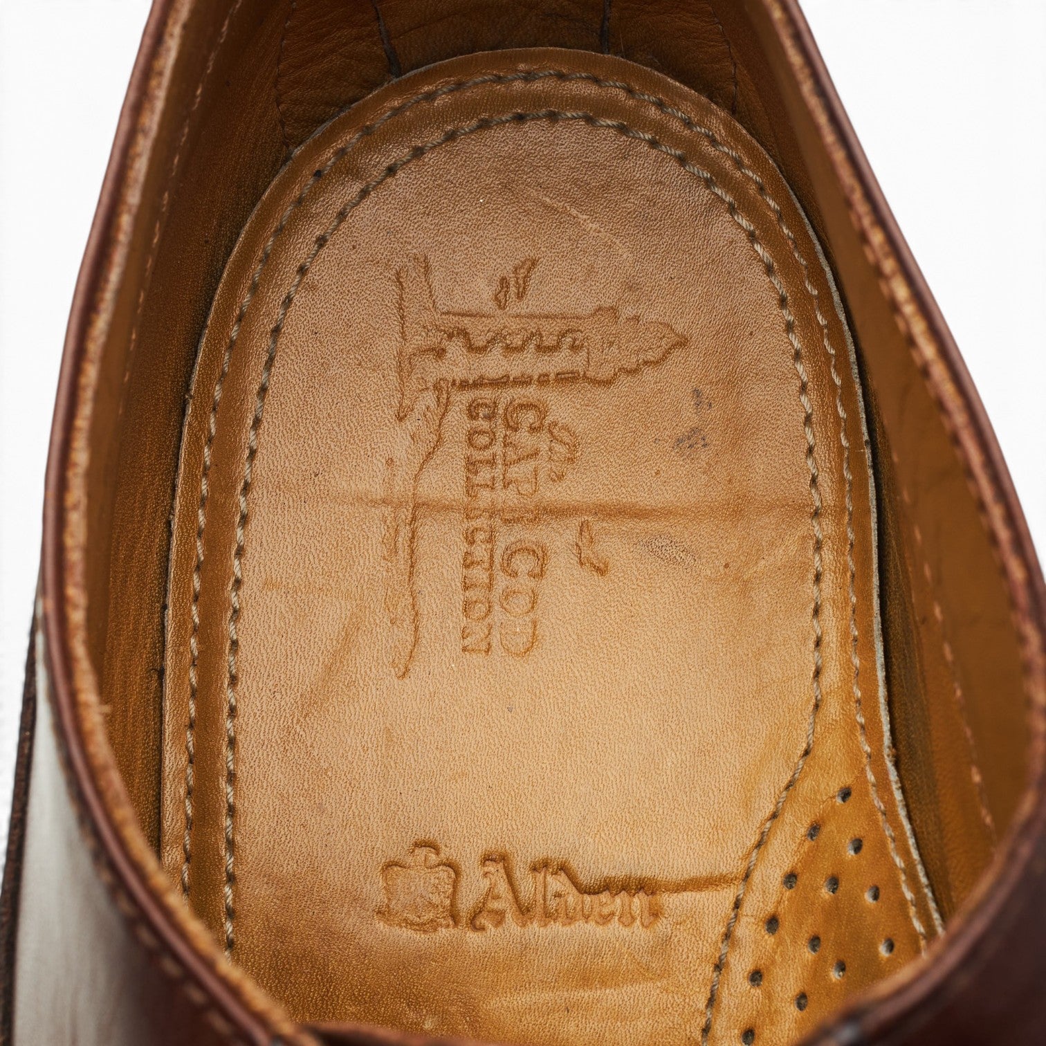 Alden H946 derbies cuir marron pointure UK 10,5
