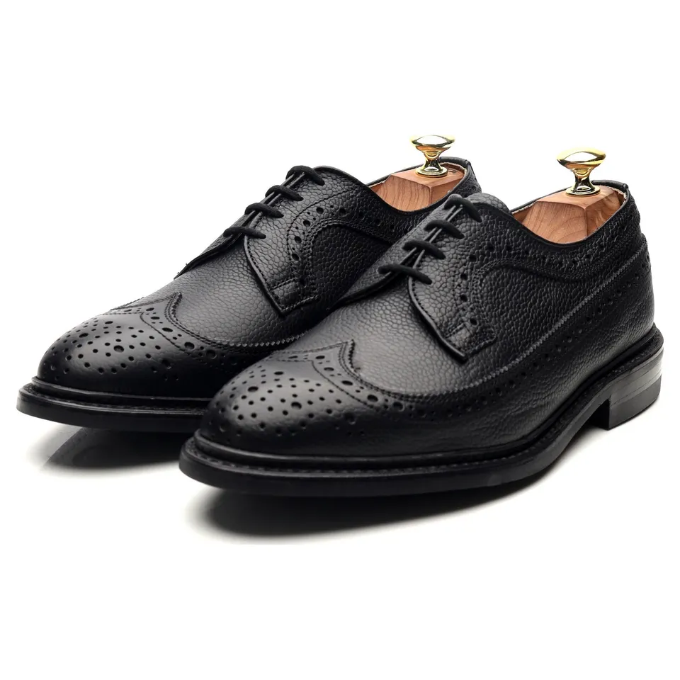 Tricker’s Fulton derby cuir noir pointure UK 7