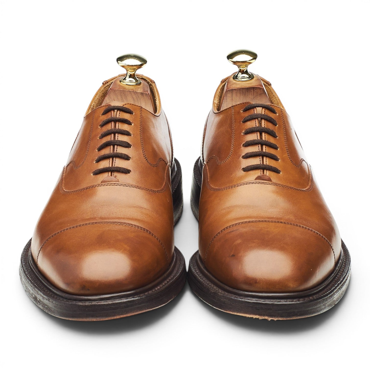 Church's Medway oxford cuir marron pointure 7,5 bout droit