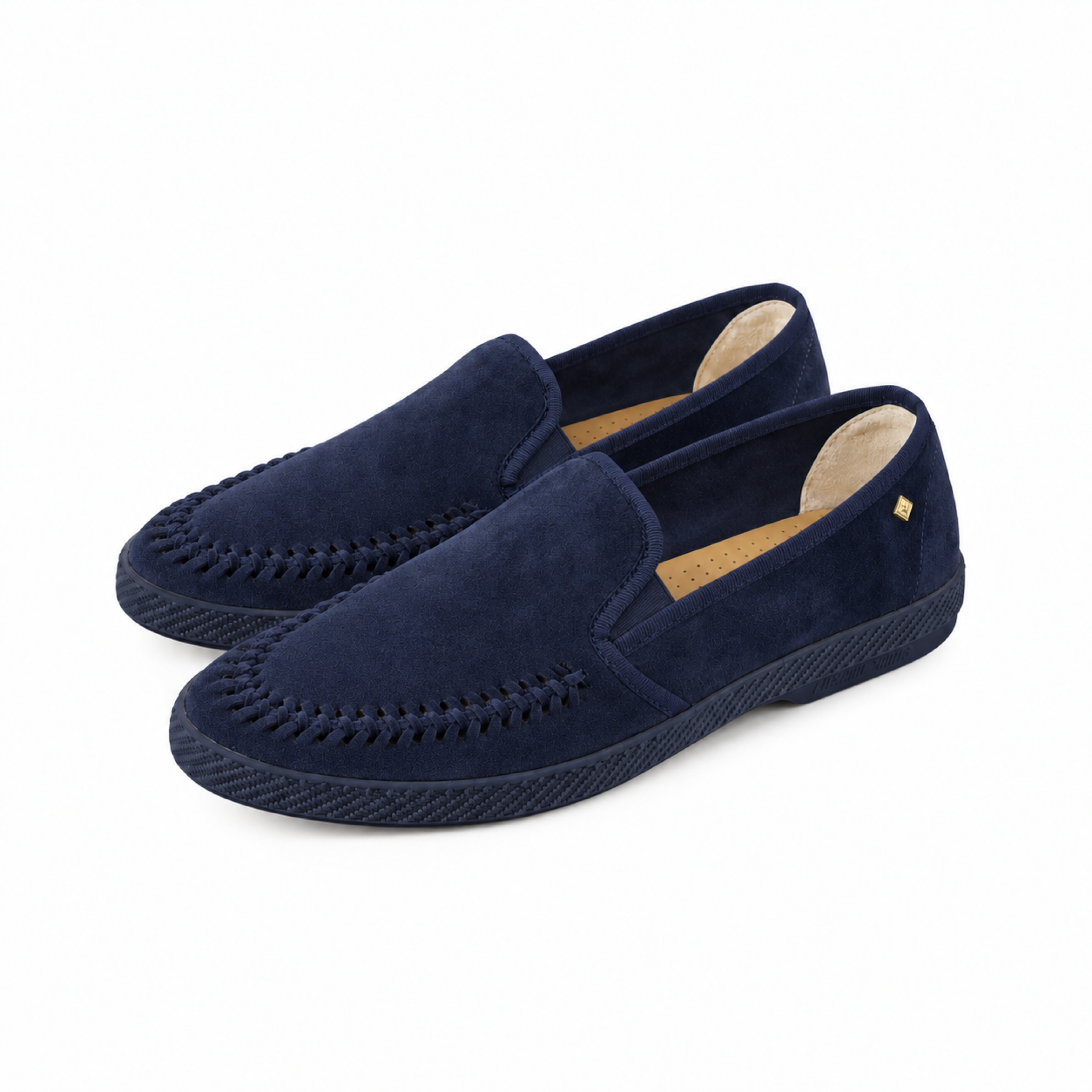 Rivieras Classic Suede Tressé espadrilles marine