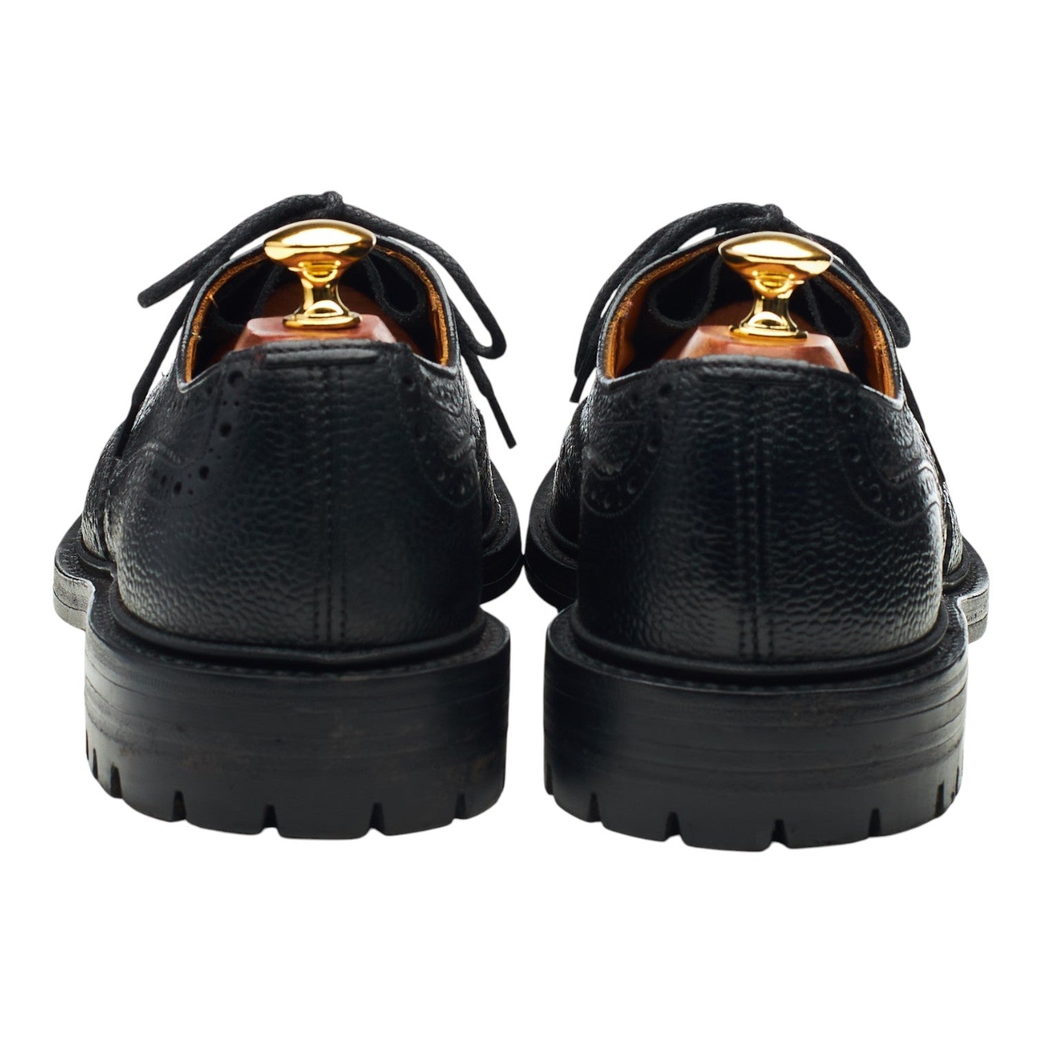 Tricker's Ilkley derby cuir grain noir UK 8.5