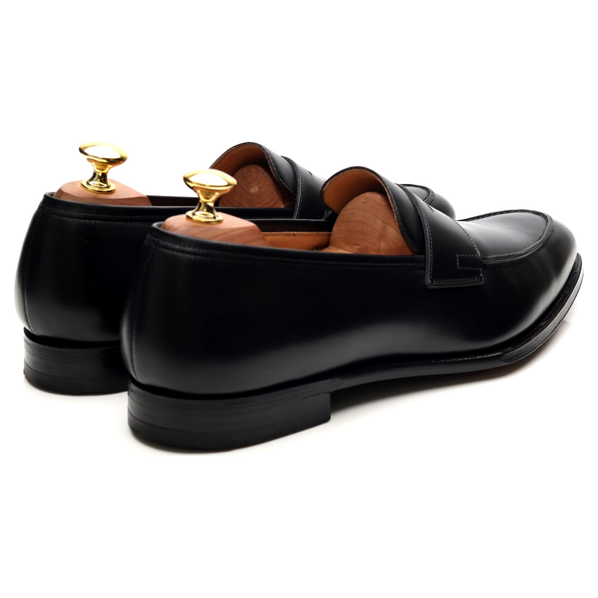 Crockett & Jones Crawford mocassins cuir noir UK 8,5