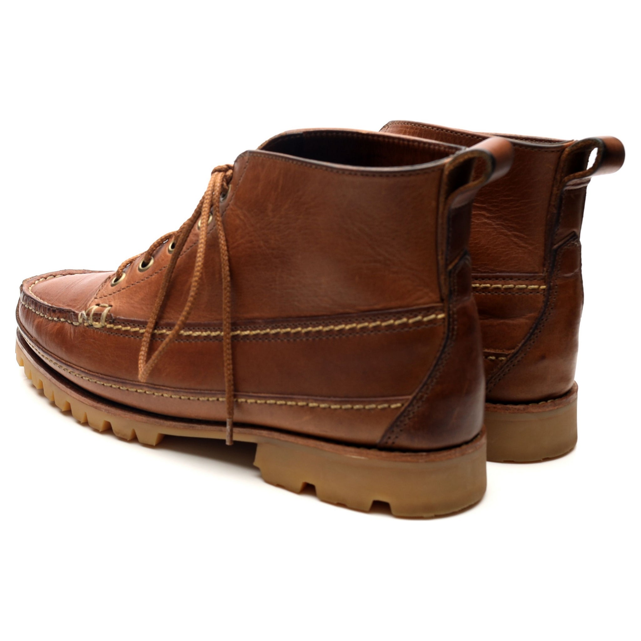 Oak Street Bootmakers Camp boots cuir marron UK 9