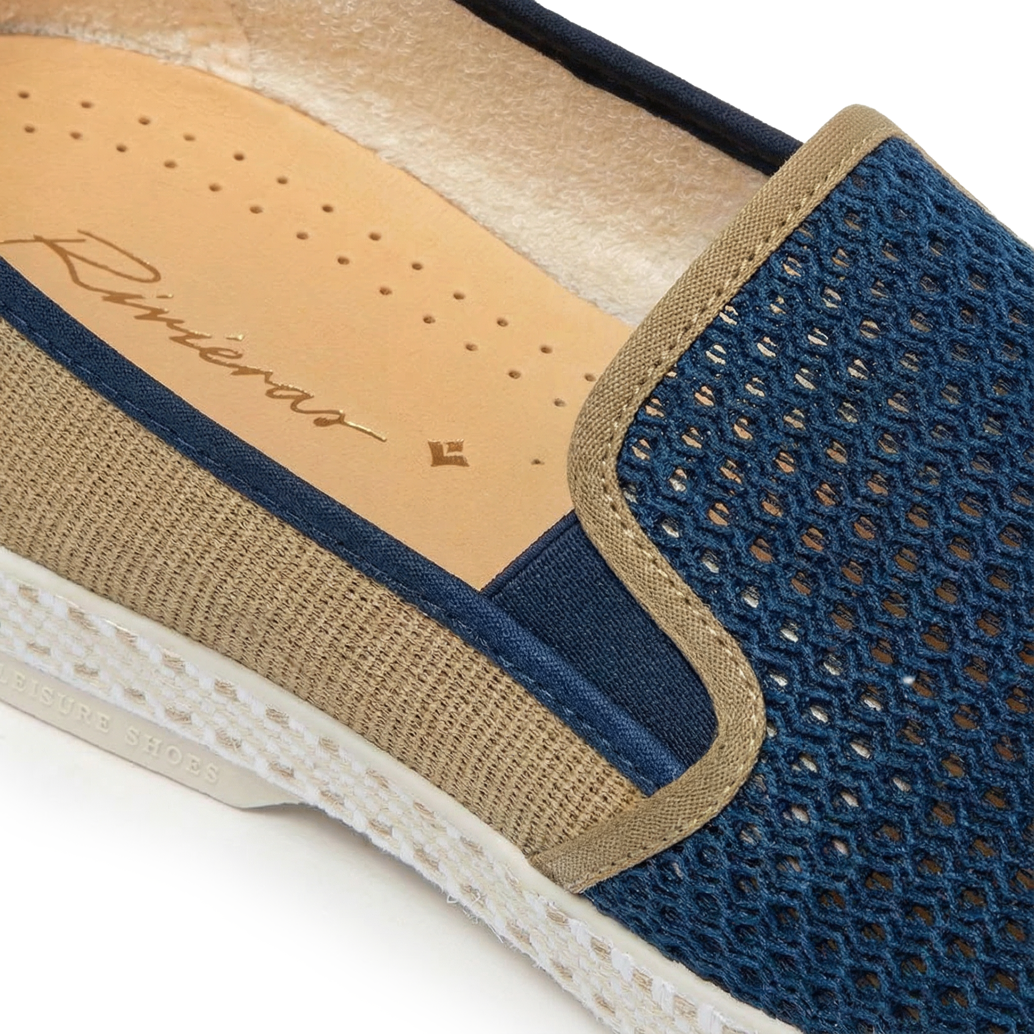 Rivieras Classic Match 9286 espadrilles toile marine