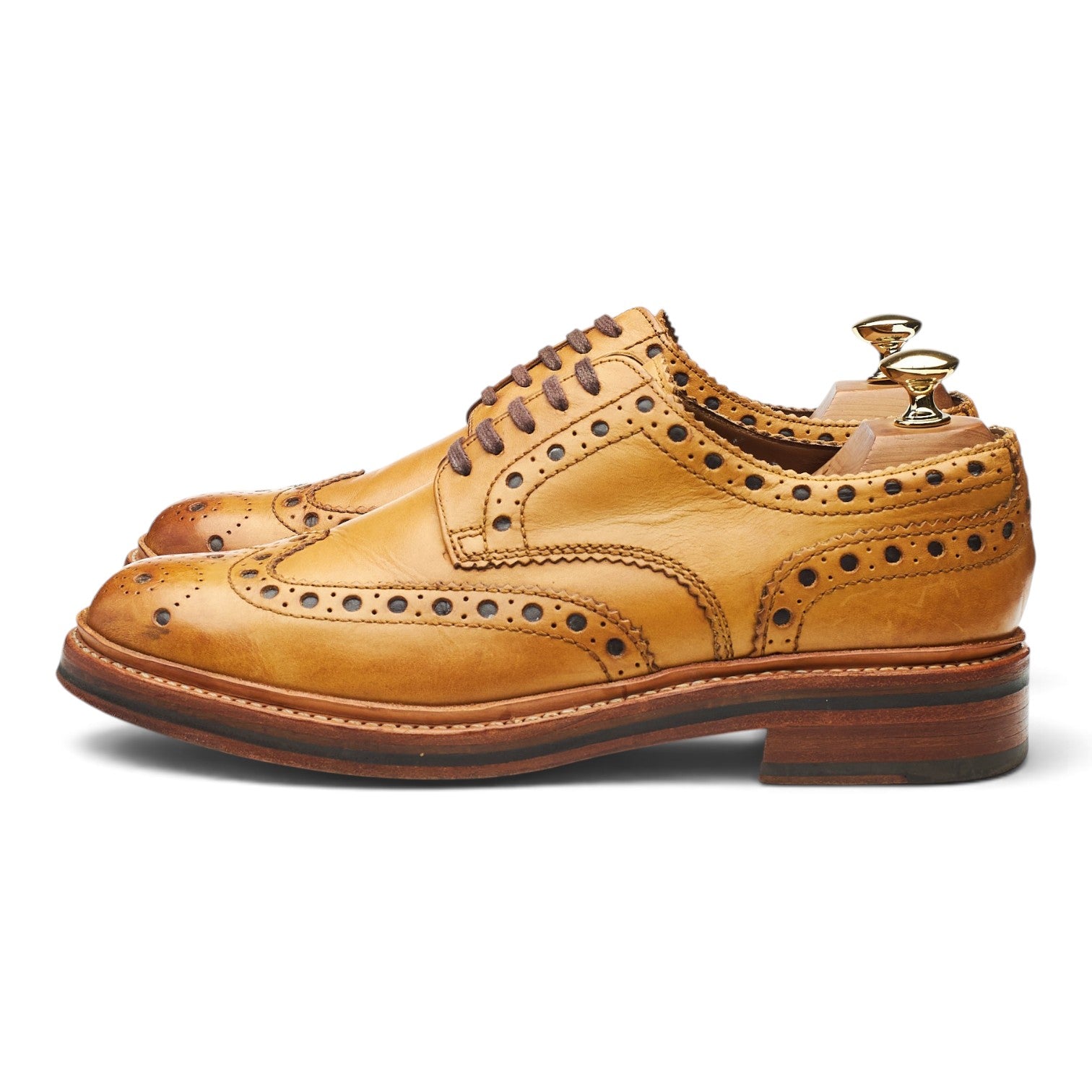 Grenson Archie derby cuir marron pointure UK 6.5