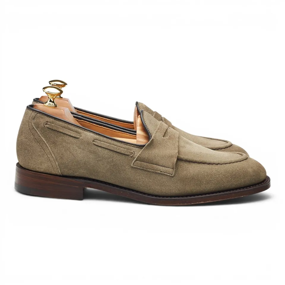 Church's Widnes Mocassin suède pierre pointure UK 6,5
