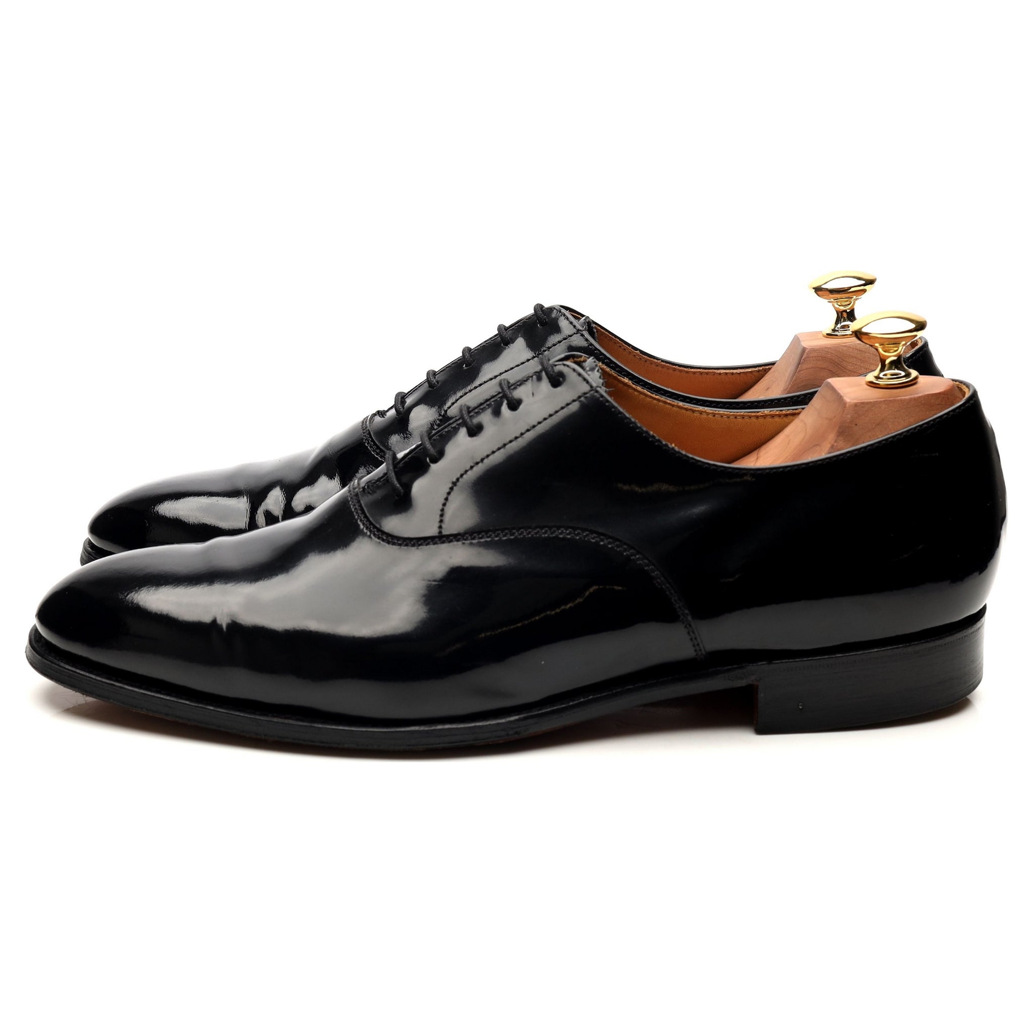New & Lingwood richelieu vernis noir UK 9