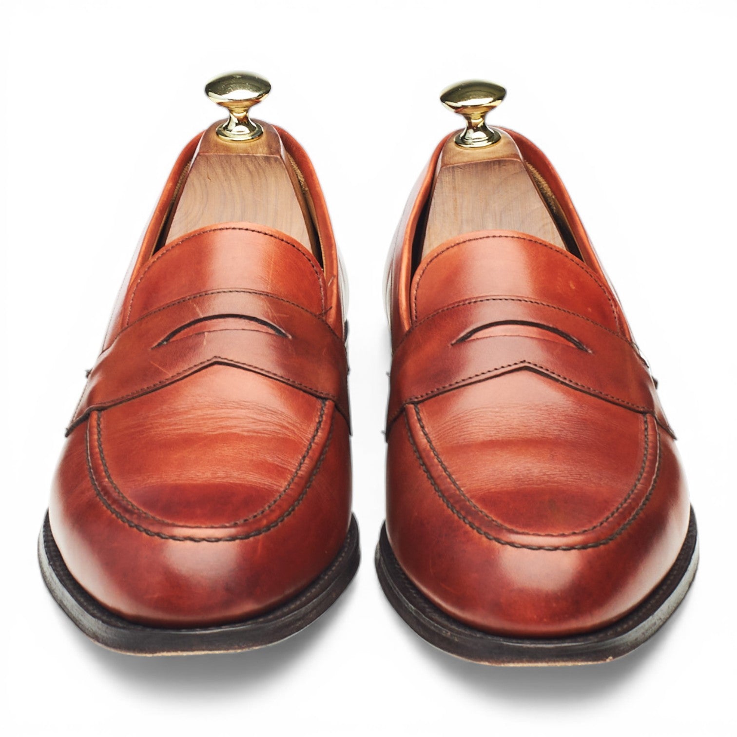 Cheaney Cannon mocassins cuir marron UK 7.5