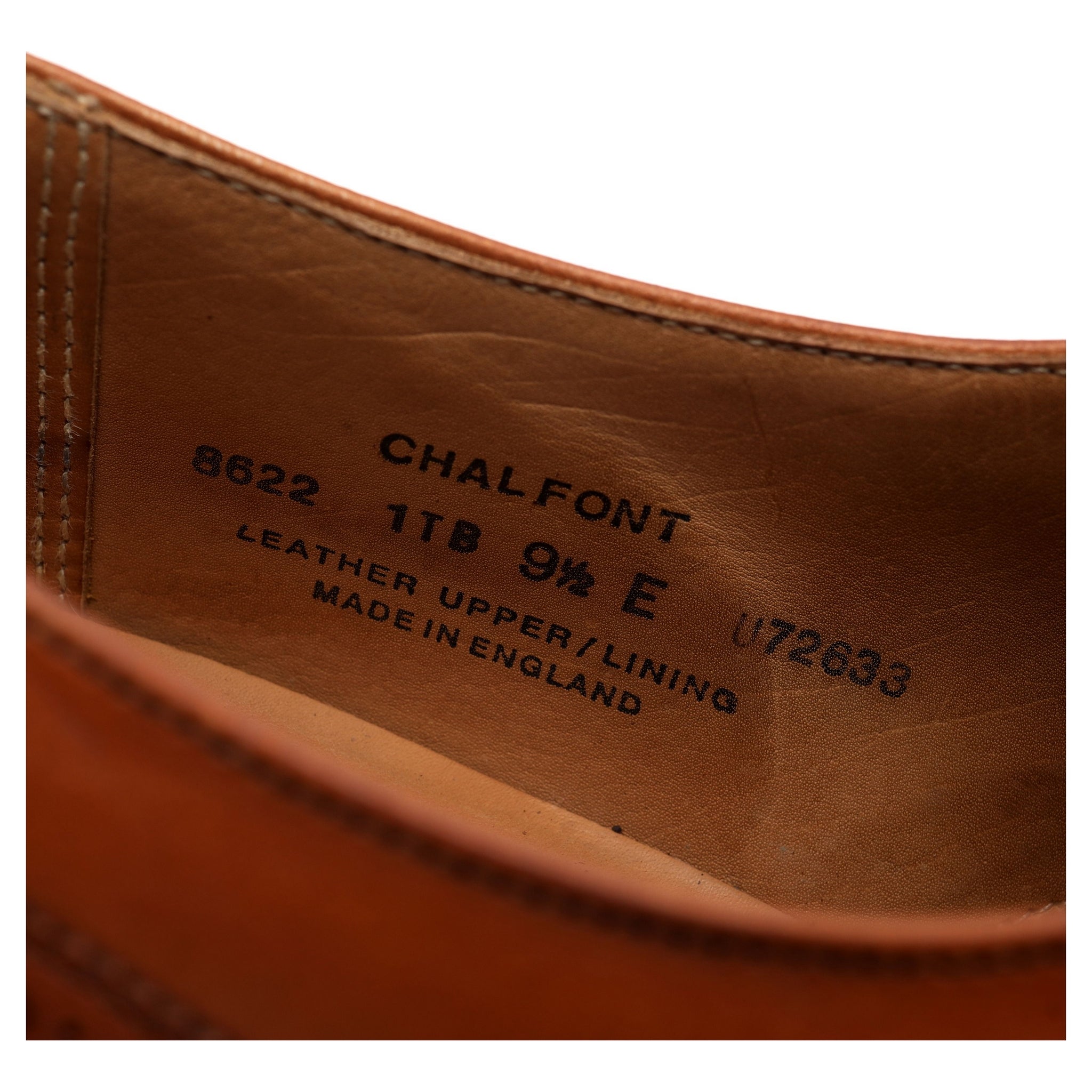Crockett & Jones Chalfont monk cuir marron UK 9.5