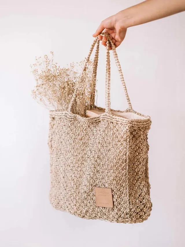 Toni Pons GANGES sac cabas jute tressé vegan