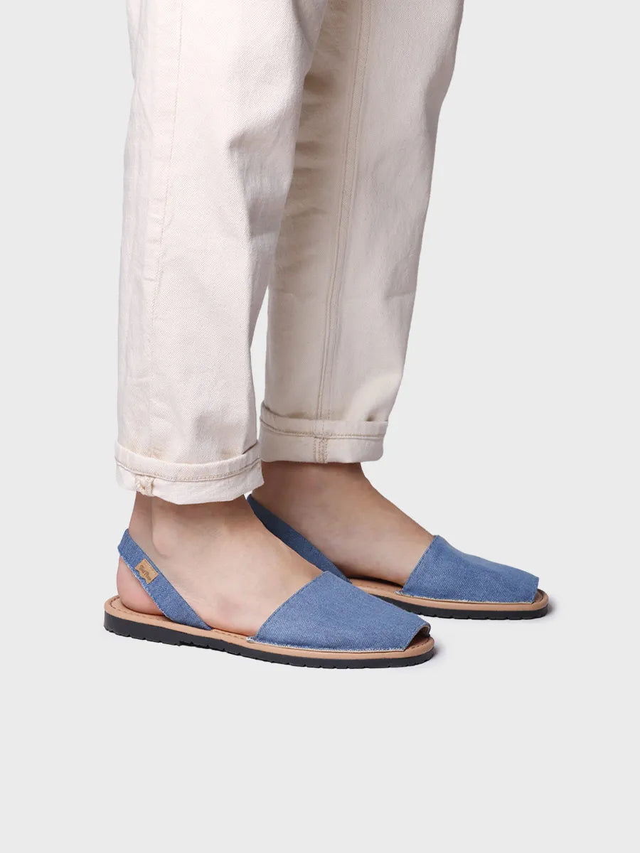 Toni Pons Grau-TX espadrille homme jean denim plate