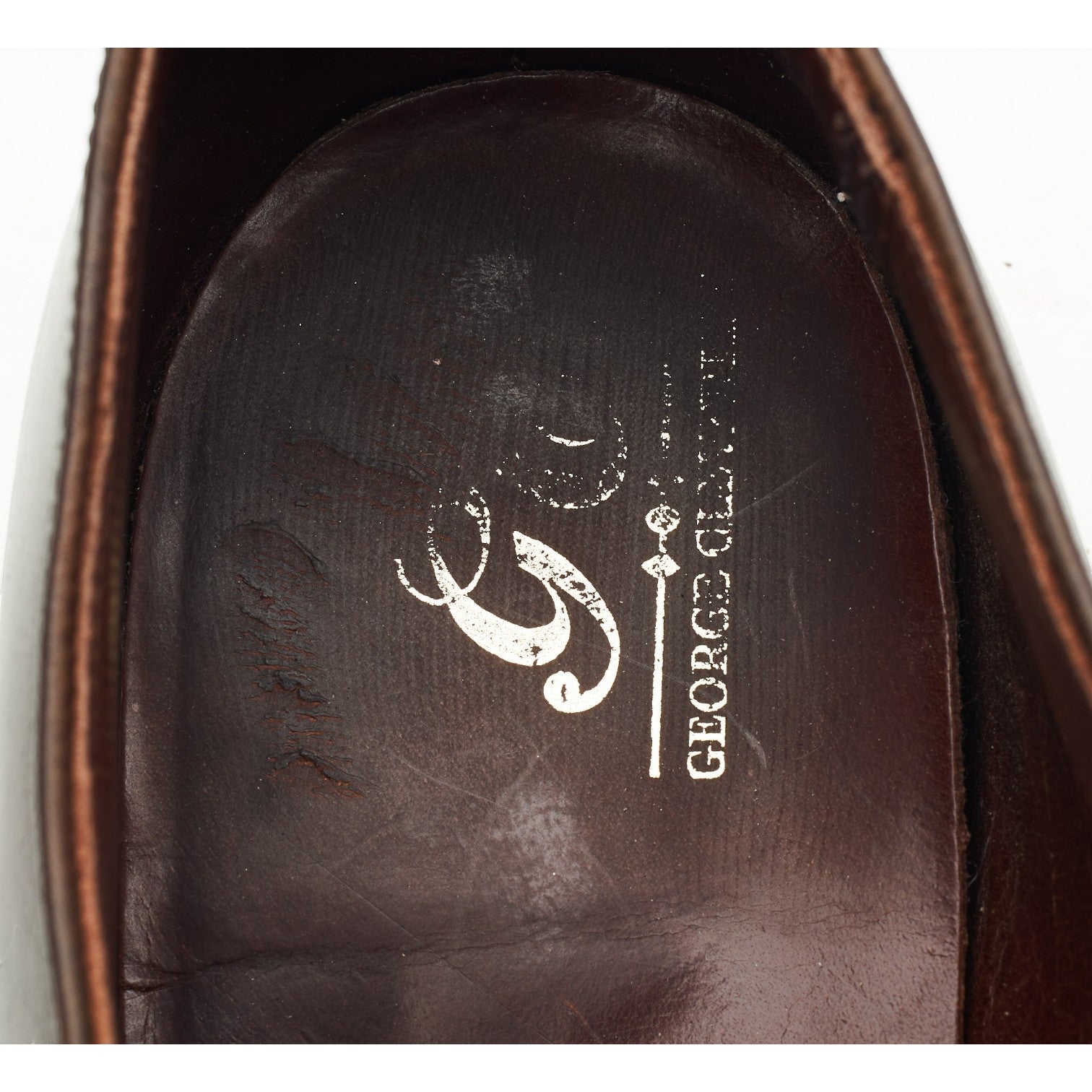 George Cleverley Harry oxford cuir marron UK 10