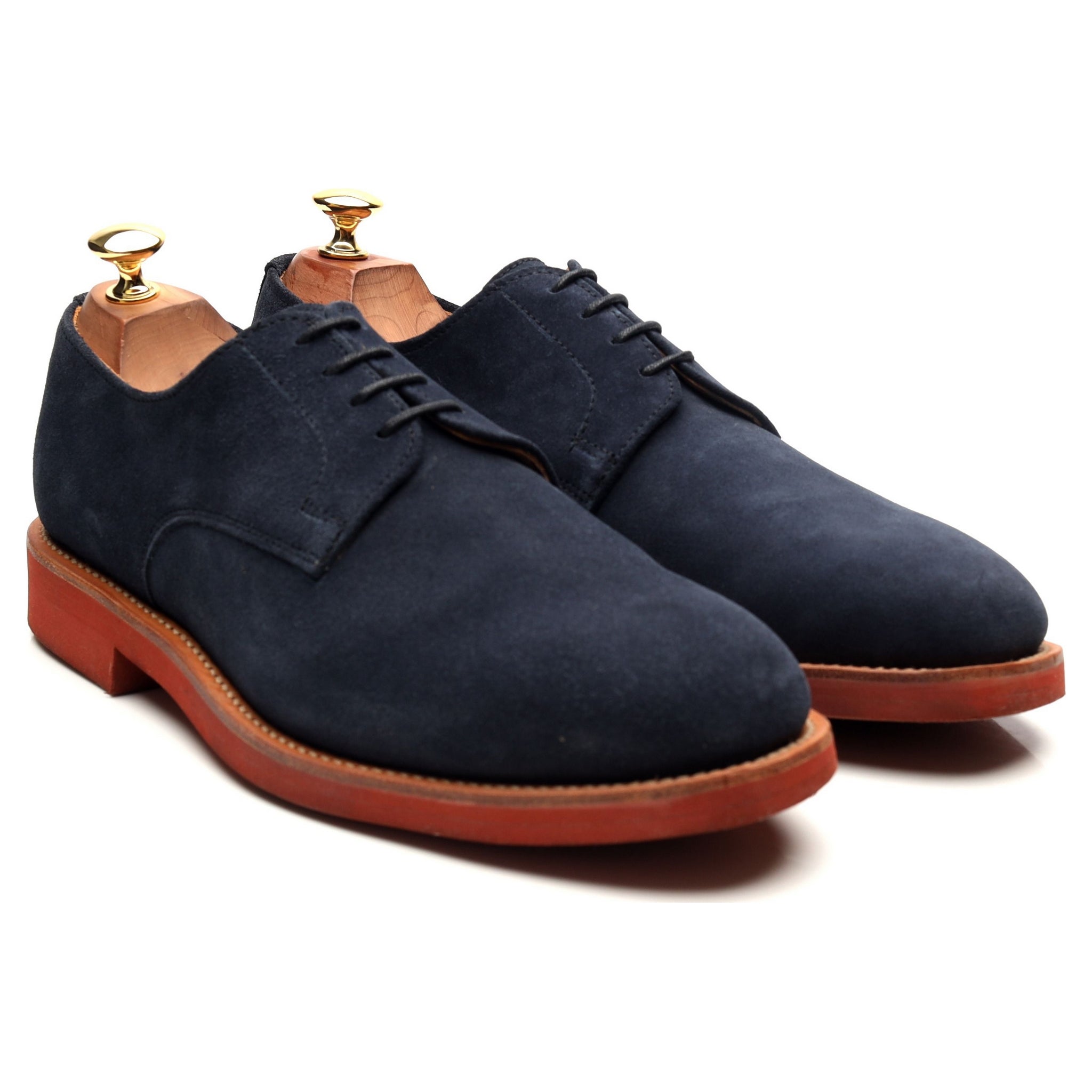 Sanders Jack derbies daim bleu marine pointure UK 9