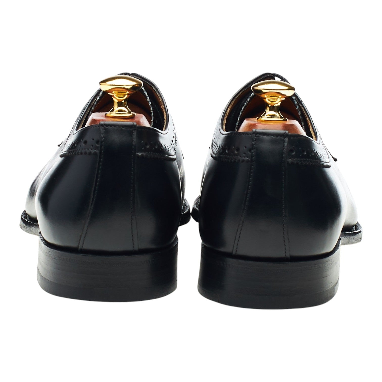 Cheaney Leo derby cuir noir UK 9.5 bout lisse