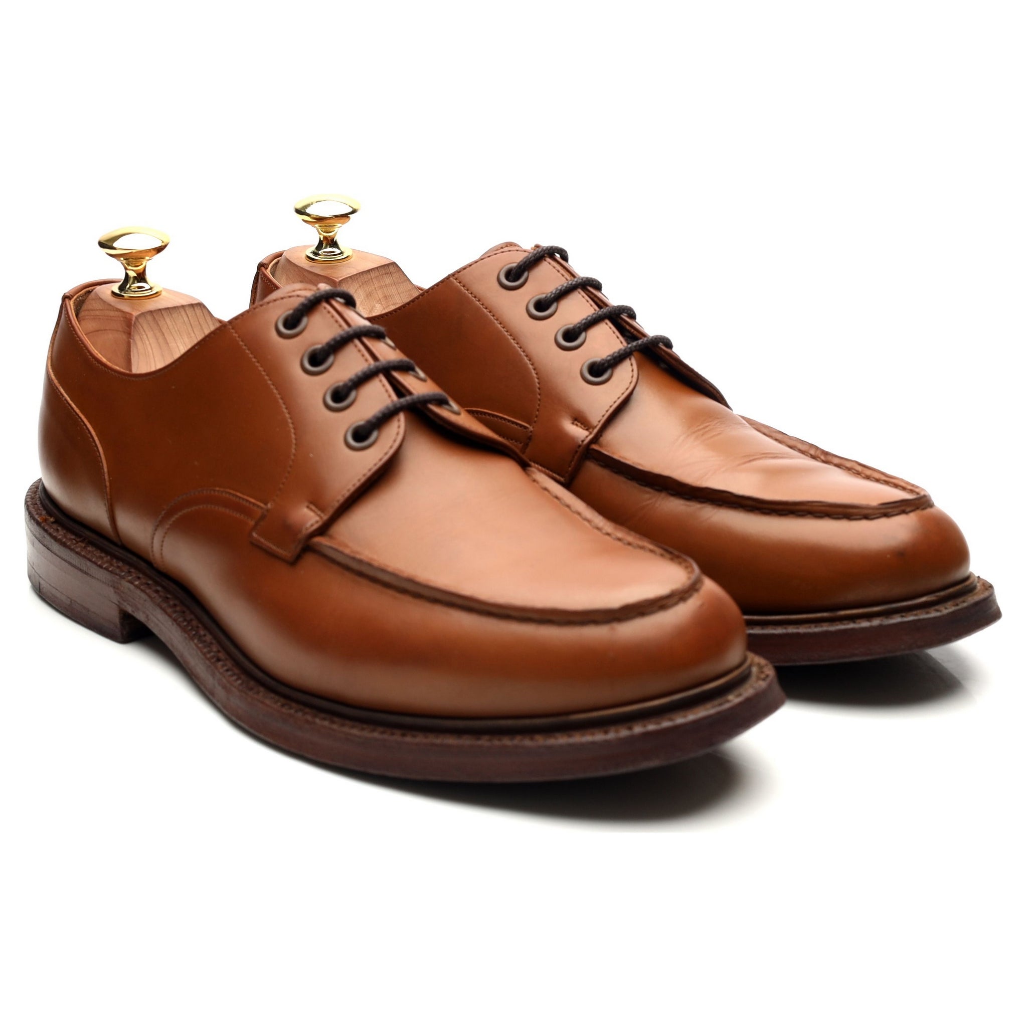 Church's Brixham derby cuir marron clair UK 8 semelle cuir