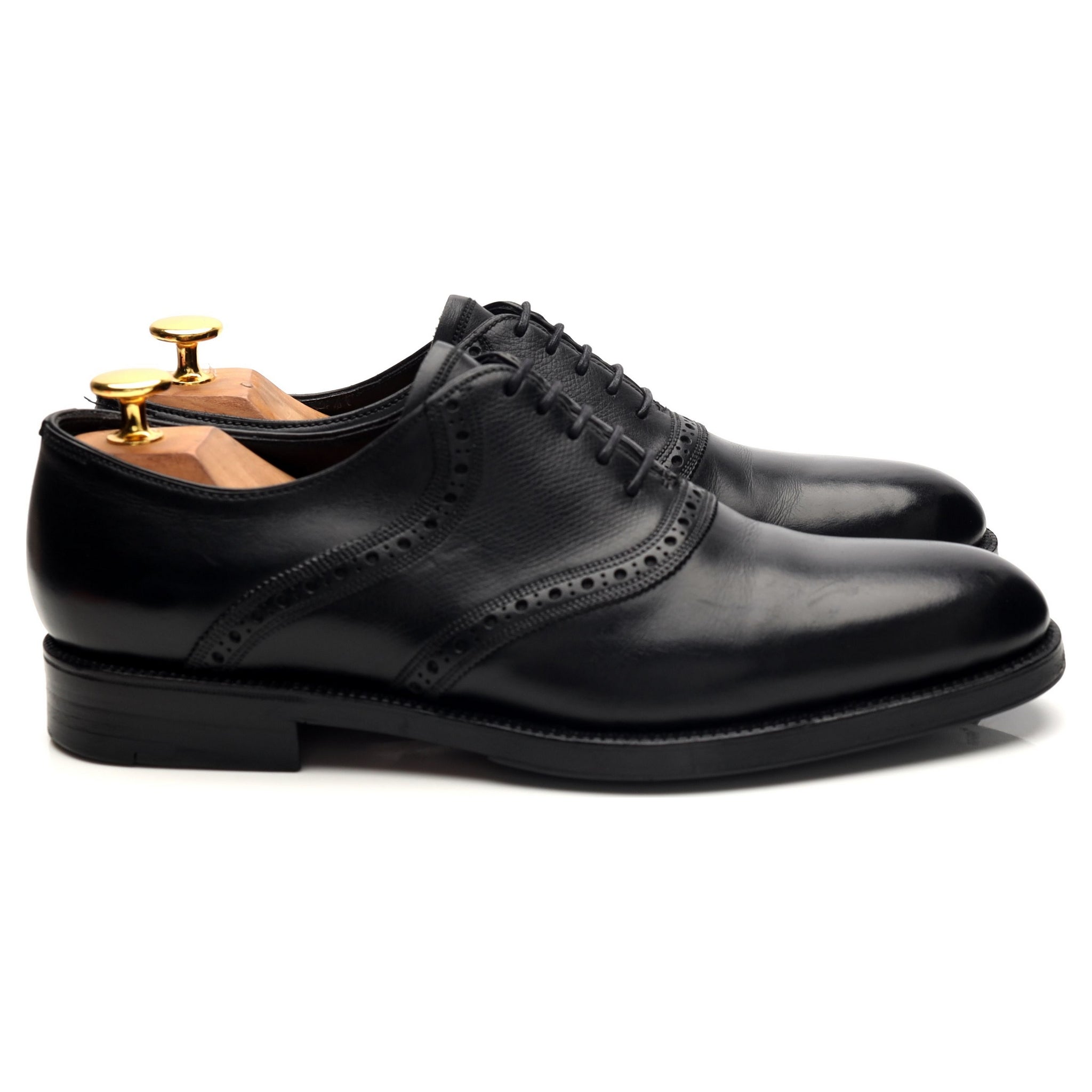 Gaziano & Girling saddle oxford cuir noir 6,5